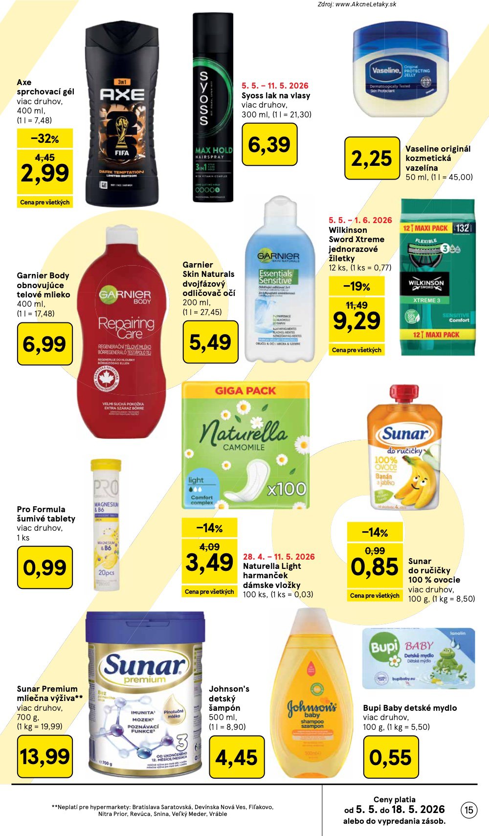 Leták Tesco (6. 5. - 12. 5. 2026) - strana 15 z 50