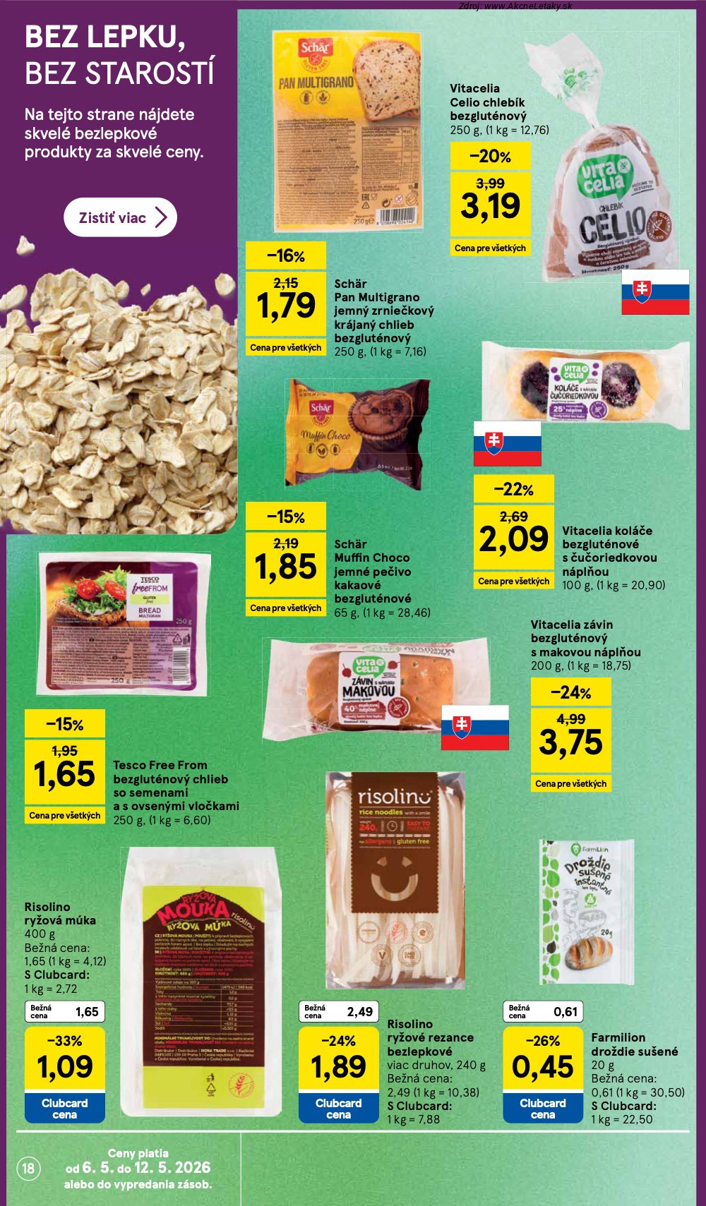 Leták Tesco (6. 5. - 12. 5. 2026) - strana 18 z 50