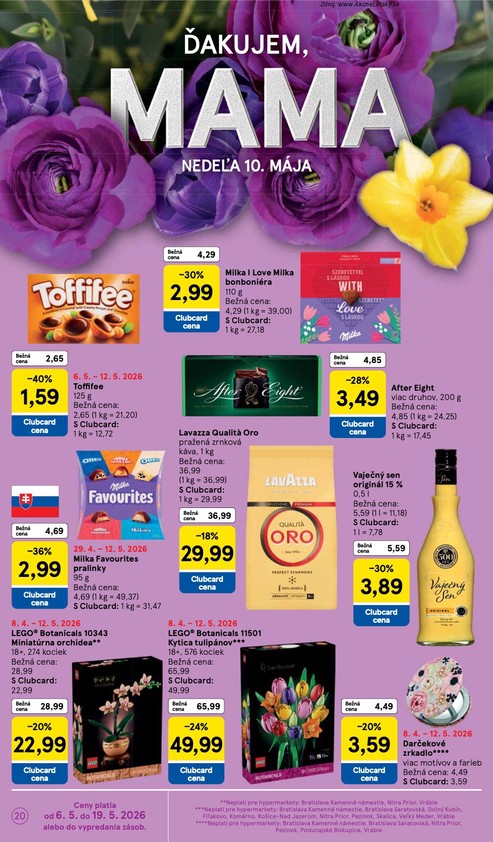 Leták Tesco (6. 5. - 12. 5. 2026) - strana 20 z 50