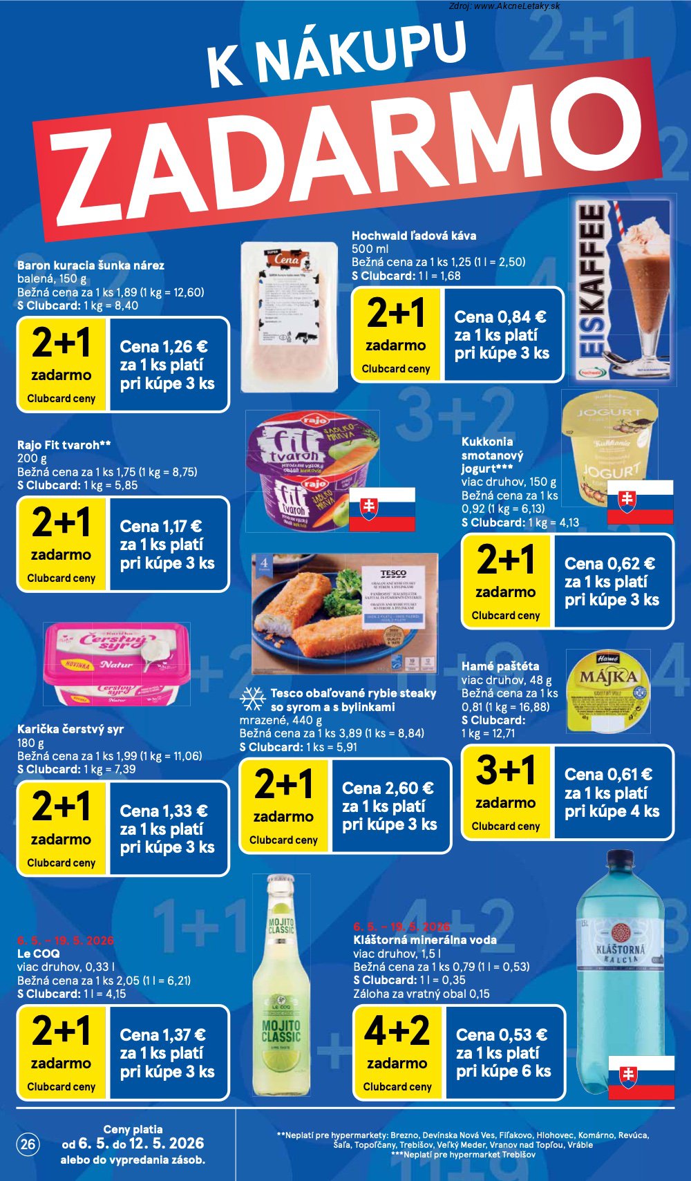 Leták Tesco (6. 5. - 12. 5. 2026) - strana 26 z 50