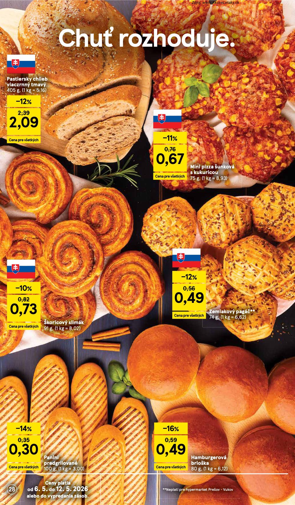 Leták Tesco (6. 5. - 12. 5. 2026) - strana 28 z 50