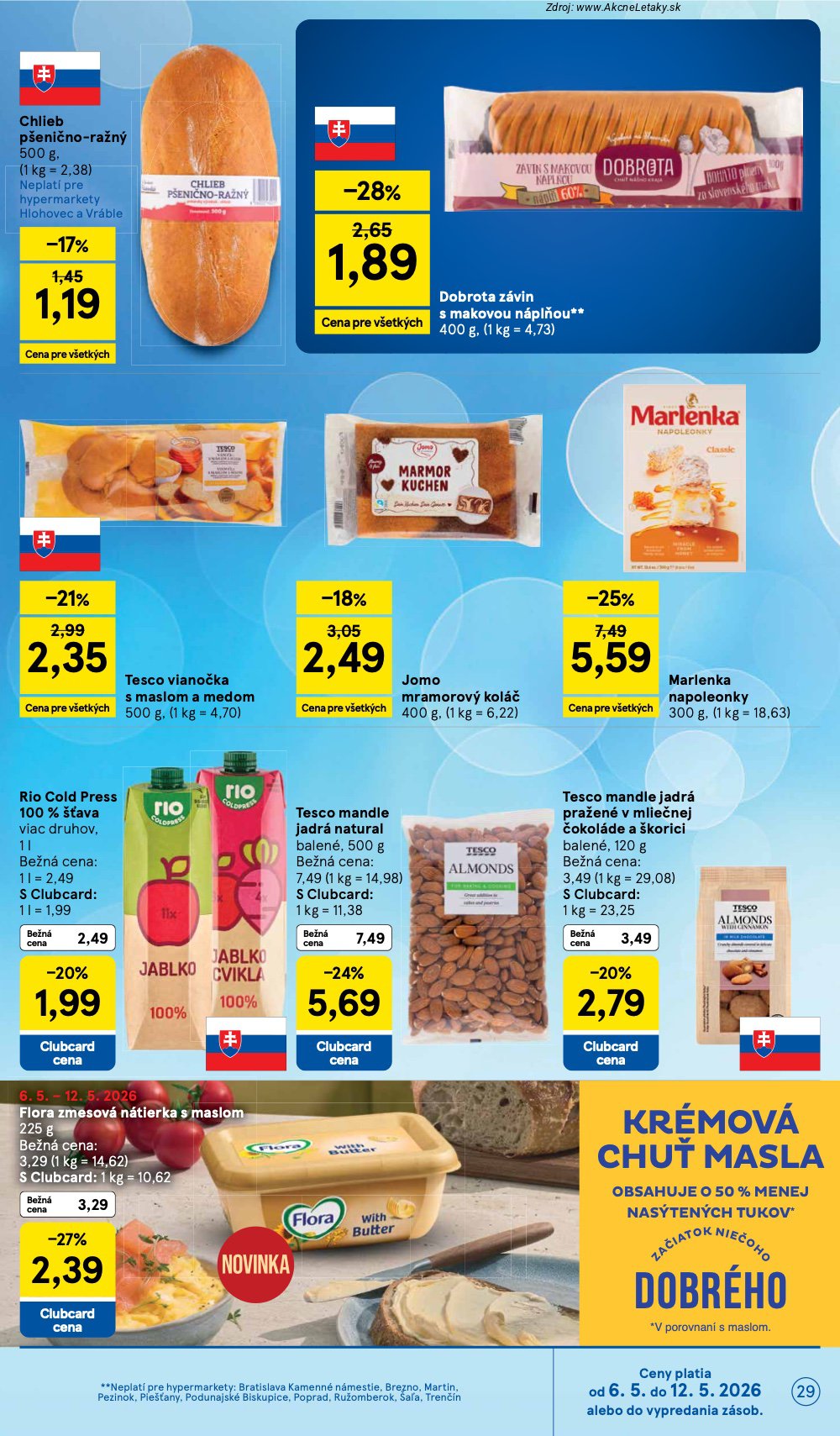 Leták Tesco (6. 5. - 12. 5. 2026) - strana 29 z 50