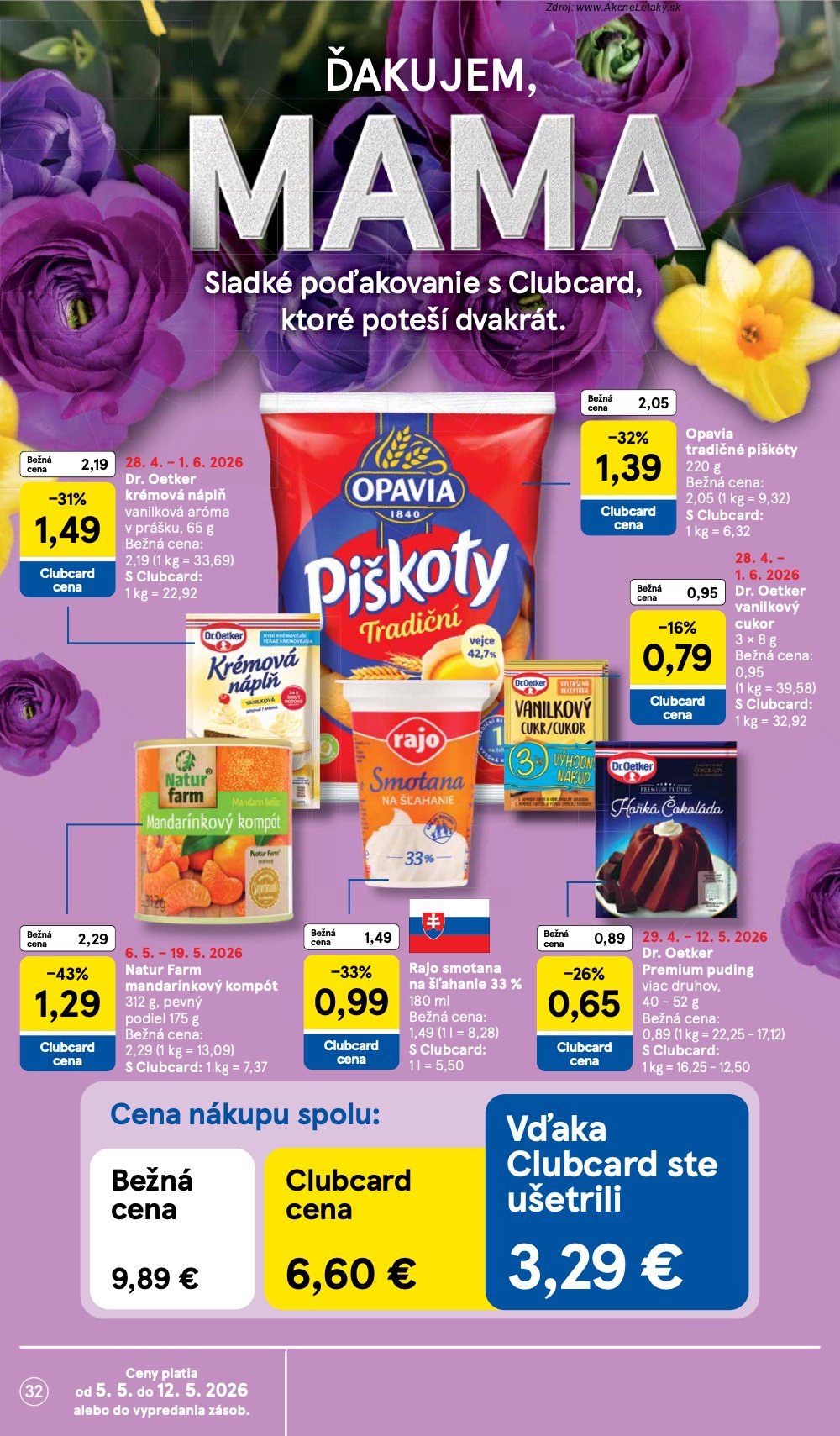 Leták Tesco (6. 5. - 12. 5. 2026) - strana 32 z 50