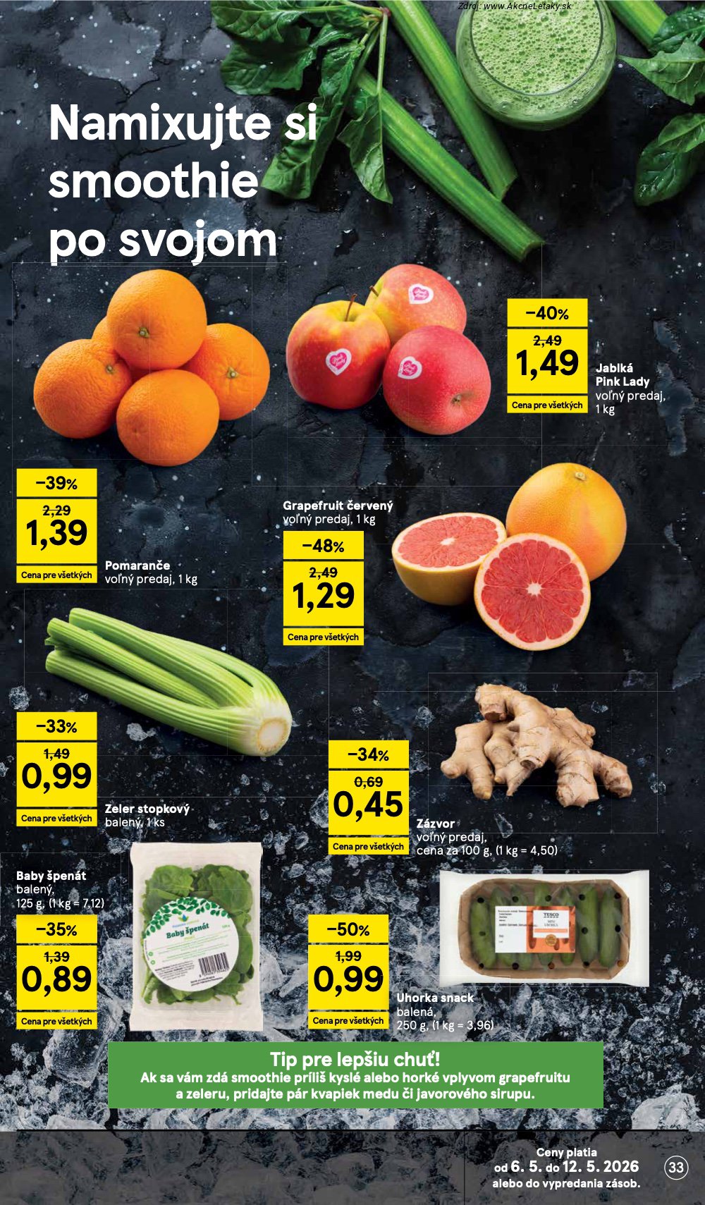 Leták Tesco (6. 5. - 12. 5. 2026) - strana 33 z 50