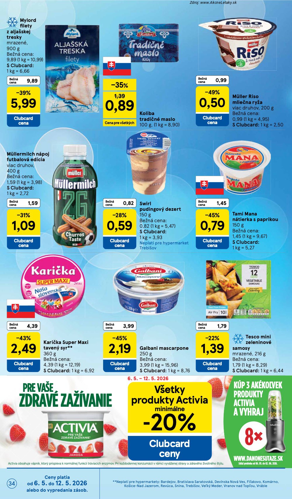 Leták Tesco (6. 5. - 12. 5. 2026) - strana 34 z 50