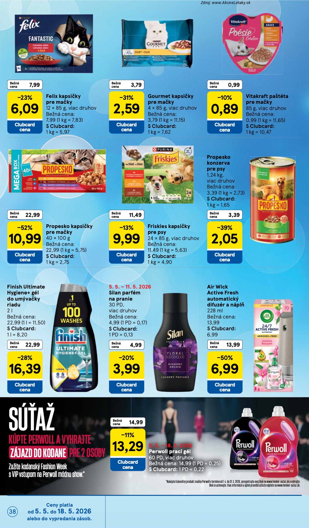 Leták Tesco (6. 5. - 12. 5. 2026) - strana 38 z 50