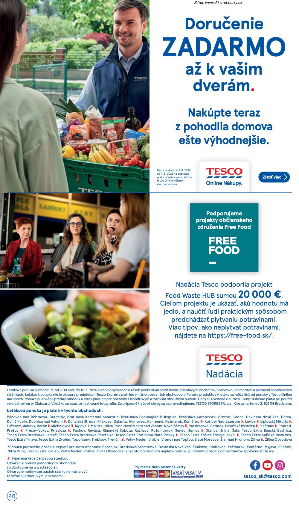 Leták Tesco (6. 5. - 12. 5. 2026) - strana 46 z 50