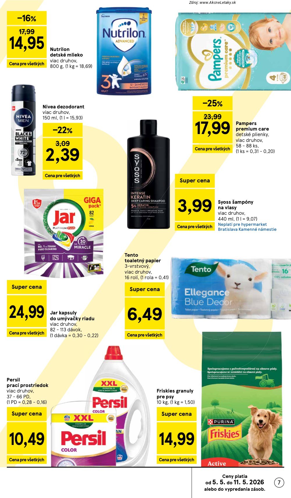 Leták Tesco (6. 5. - 12. 5. 2026) - strana 7 z 50