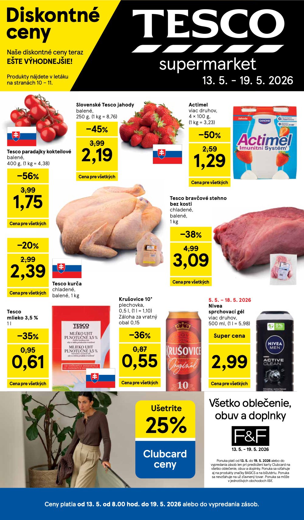 Leták Tesco (13. 5. - 19. 5. 2026) - strana 1 z 31