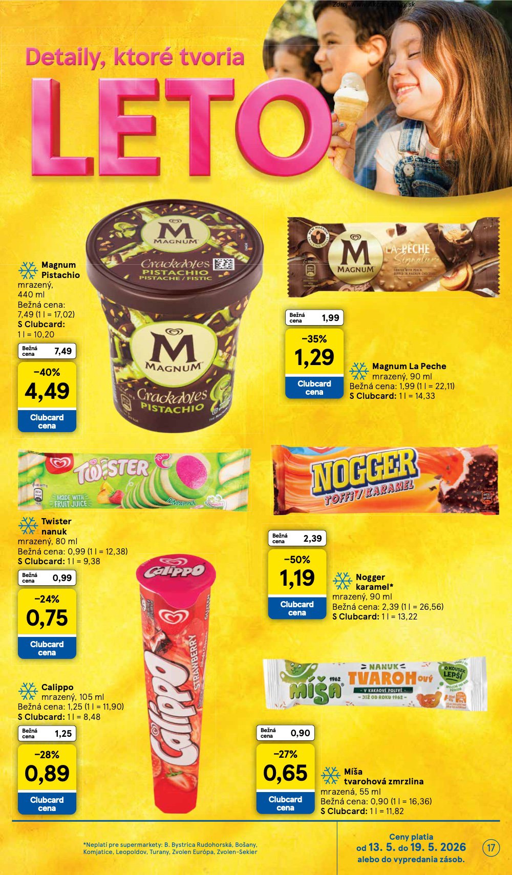 Leták Tesco (13. 5. - 19. 5. 2026) - strana 17 z 31