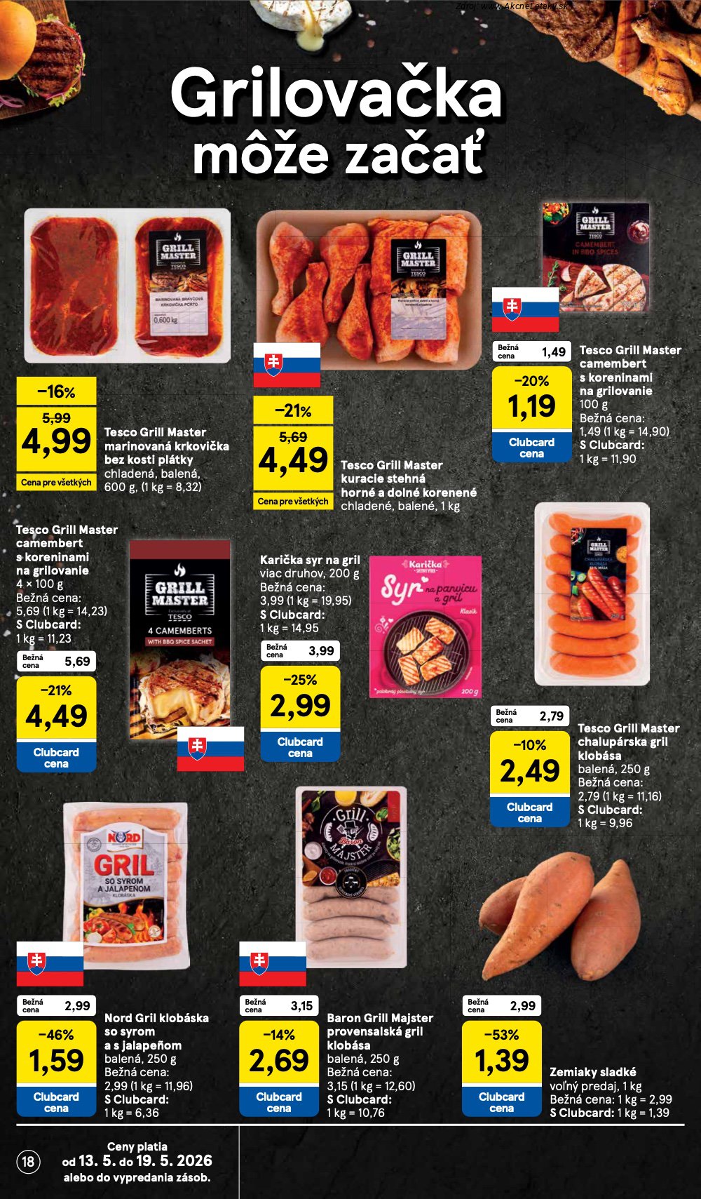 Leták Tesco (13. 5. - 19. 5. 2026) - strana 18 z 31