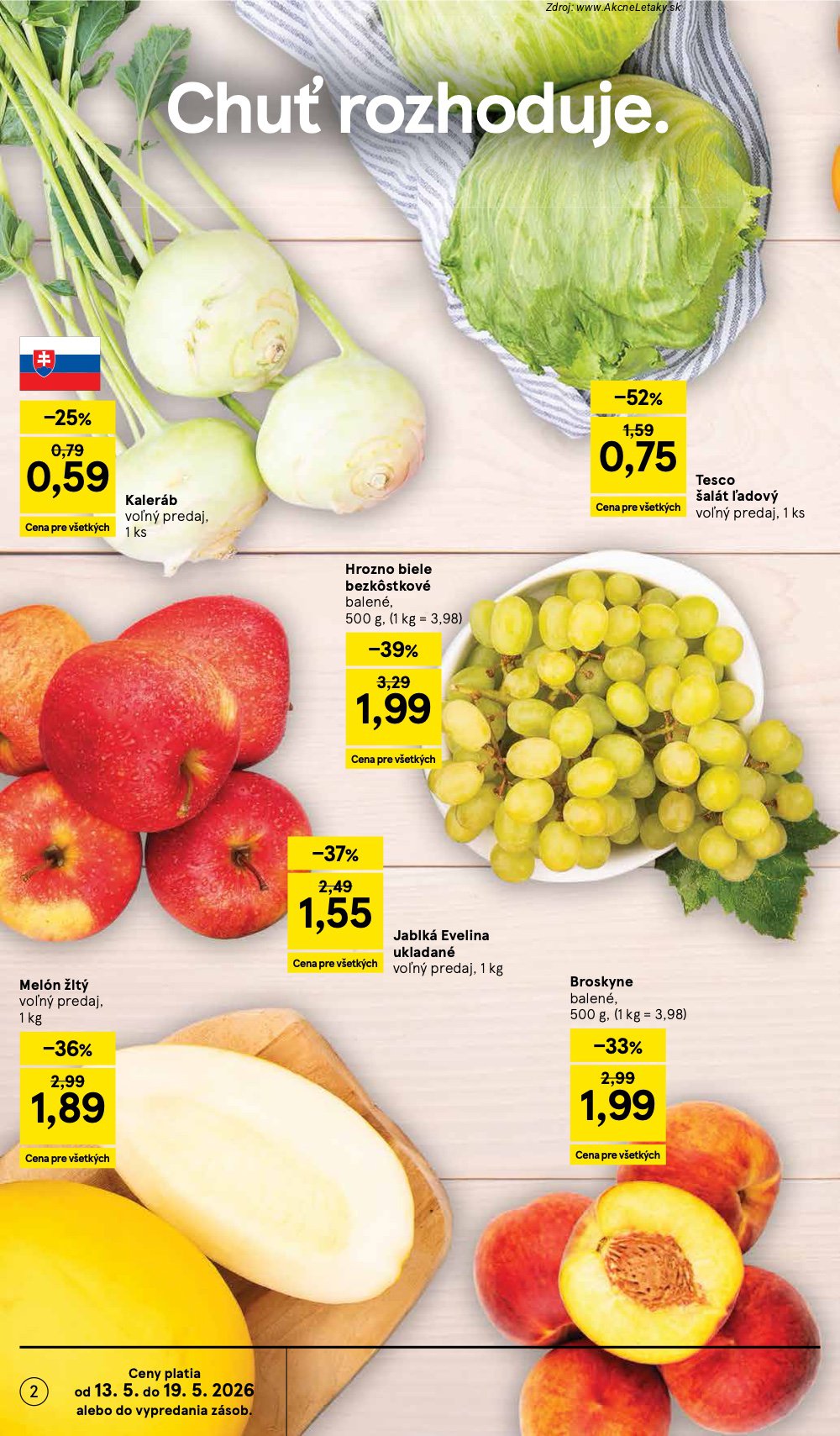 Leták Tesco (13. 5. - 19. 5. 2026) - strana 2 z 31