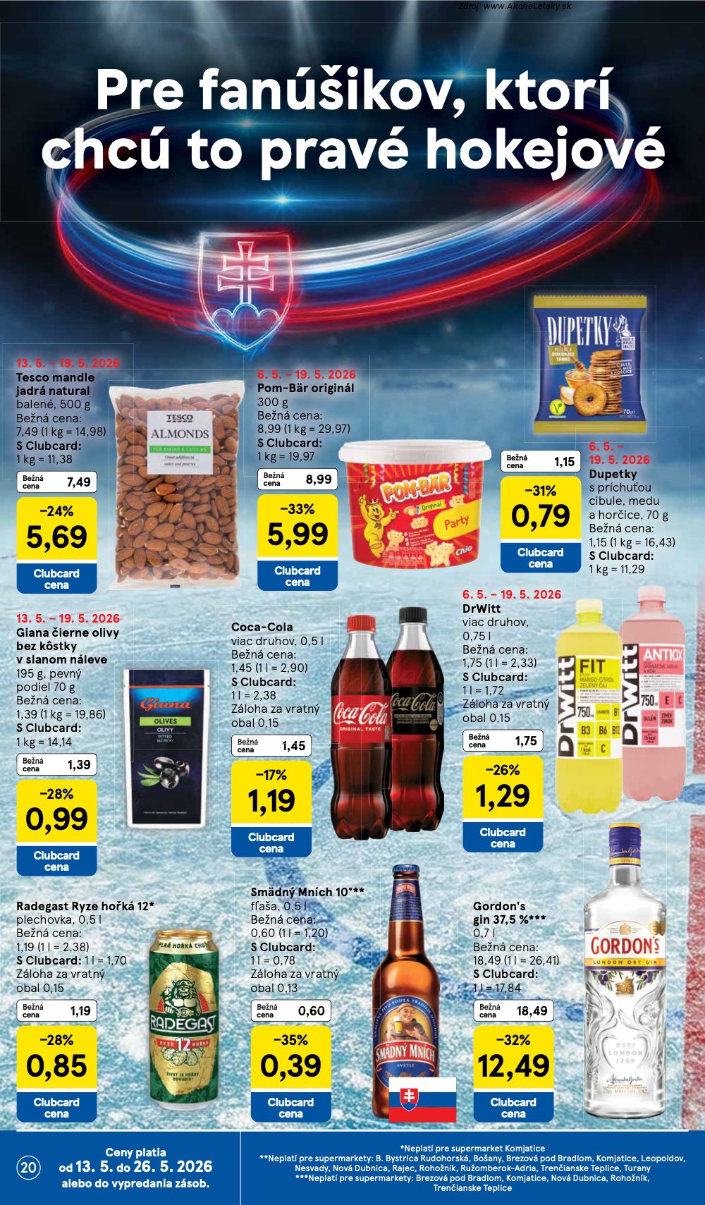 Leták Tesco (13. 5. - 19. 5. 2026) - strana 20 z 31