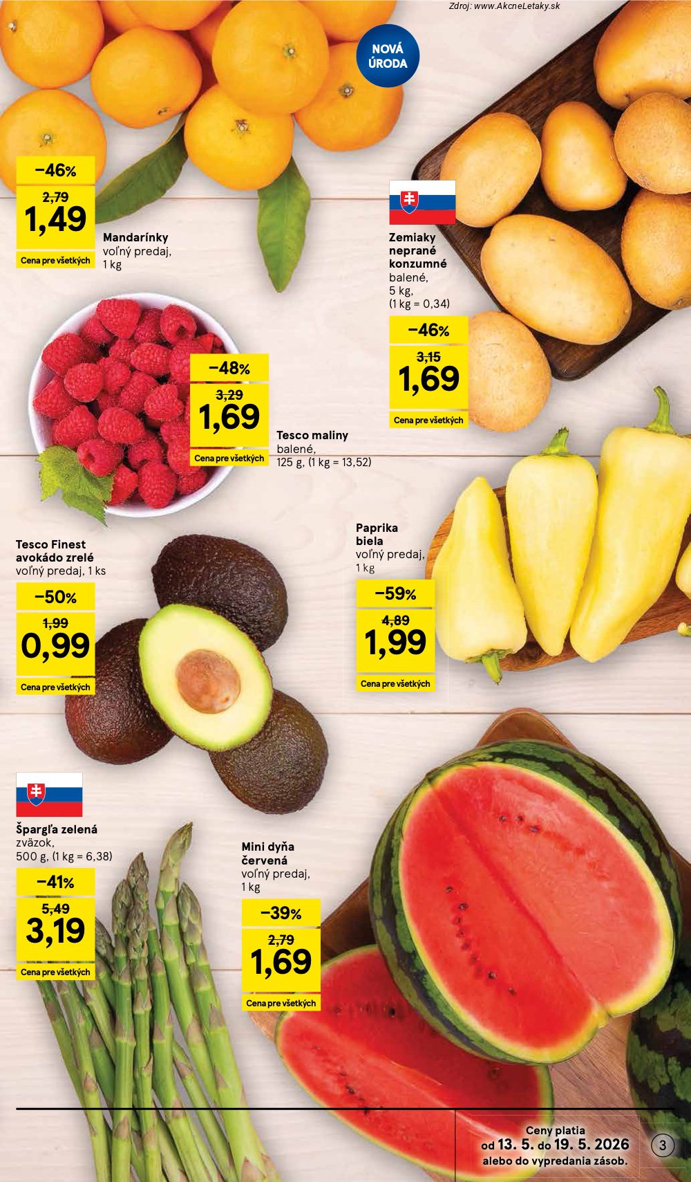 Leták Tesco (13. 5. - 19. 5. 2026) - strana 3 z 31