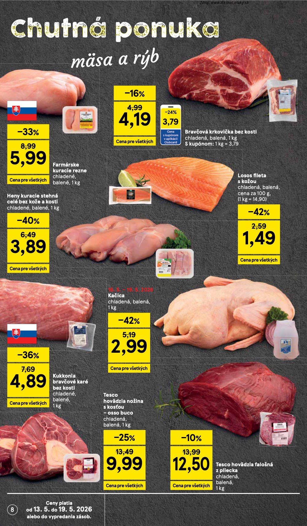 Leták Tesco (13. 5. - 19. 5. 2026) - strana 8 z 31