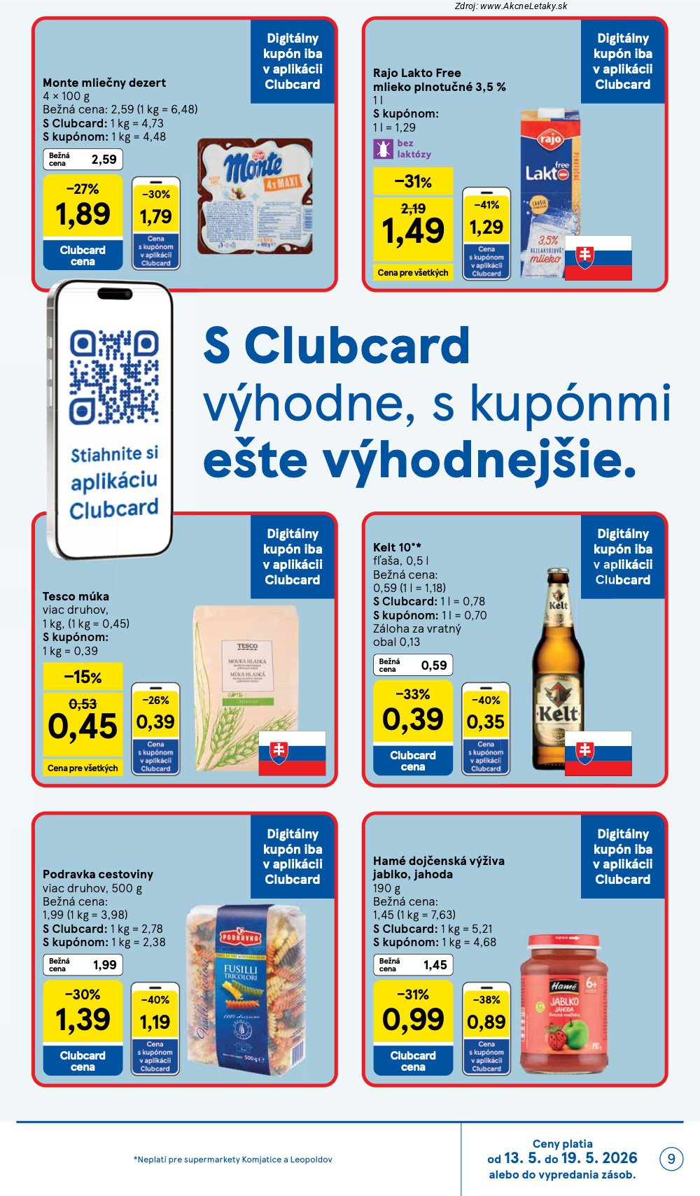 Leták Tesco (13. 5. - 19. 5. 2026) - strana 9 z 31