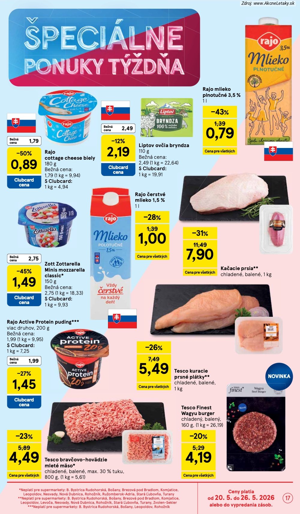 Leták Tesco (20. 5. - 26. 5. 2026) - strana 17 z 31