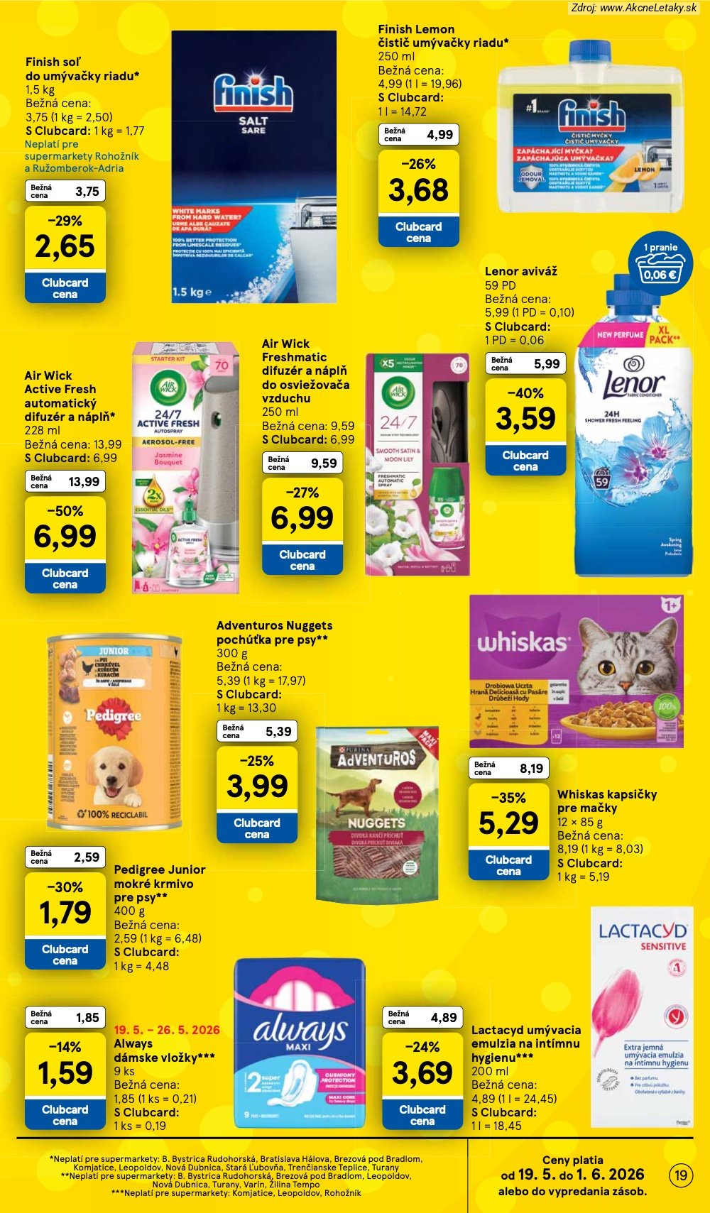 Leták Tesco (20. 5. - 26. 5. 2026) - strana 19 z 31