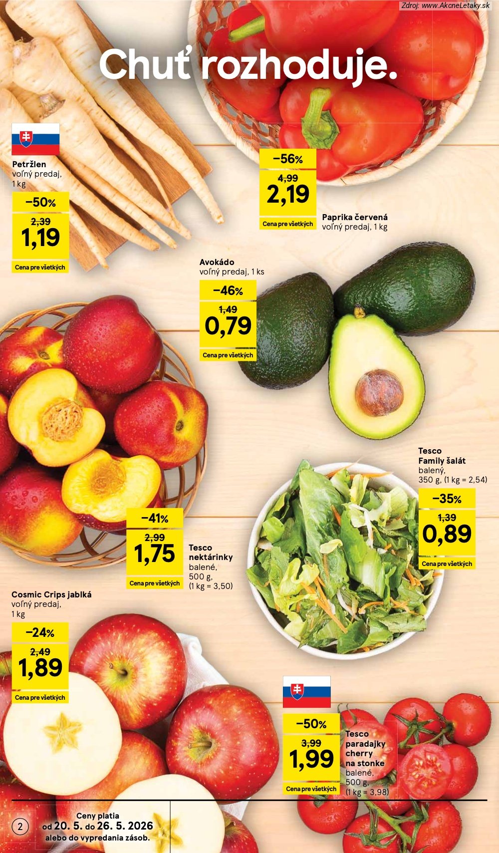 Leták Tesco (20. 5. - 26. 5. 2026) - strana 2 z 31