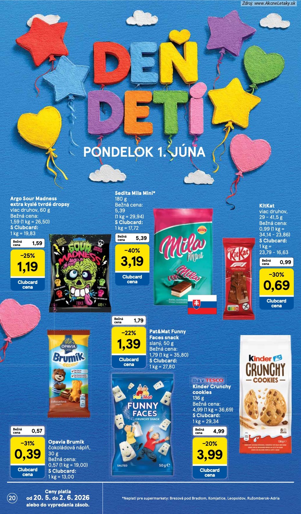 Leták Tesco (20. 5. - 26. 5. 2026) - strana 20 z 31