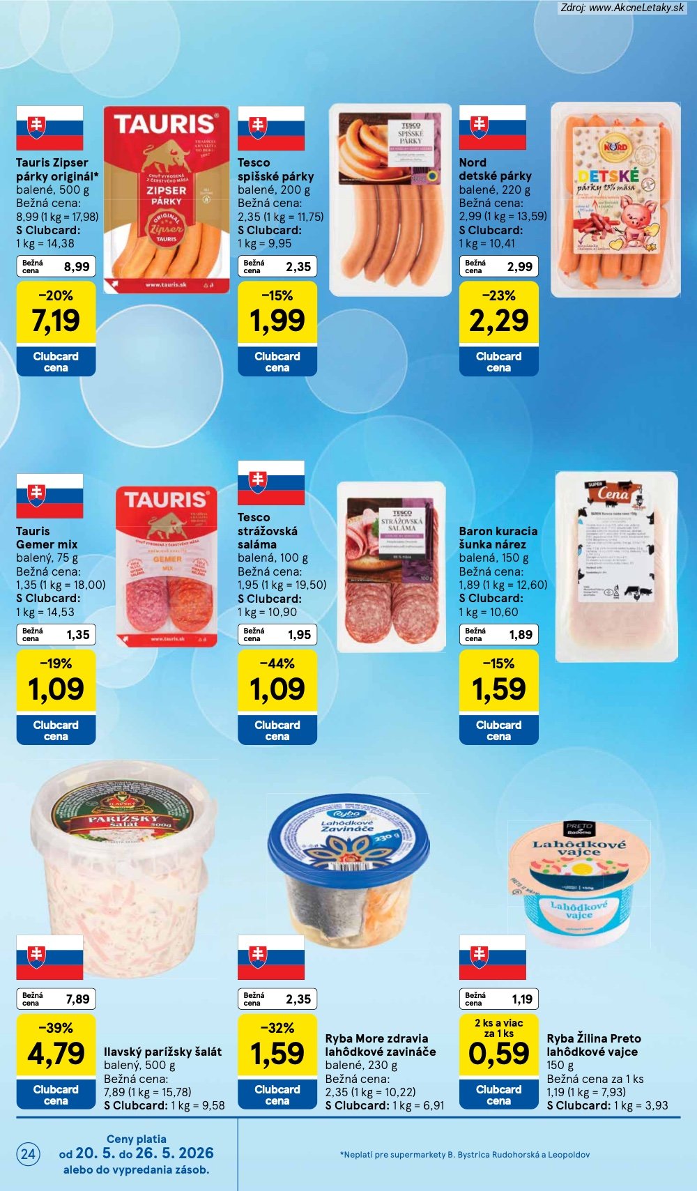 Leták Tesco (20. 5. - 26. 5. 2026) - strana 24 z 31
