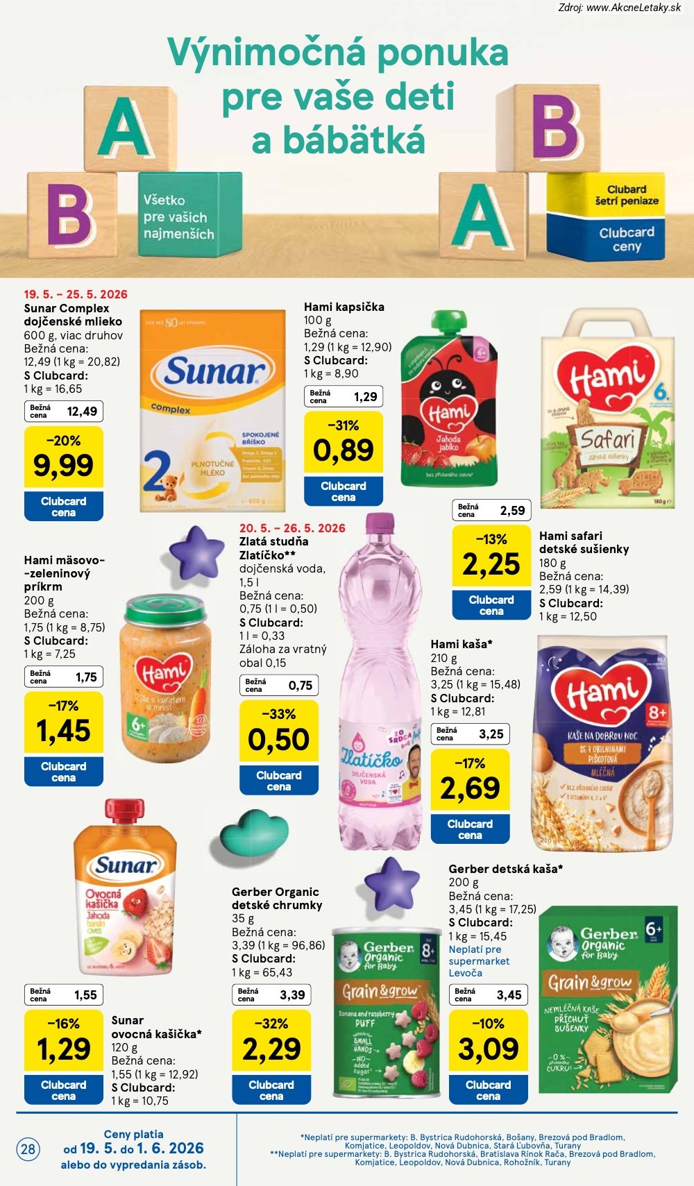 Leták Tesco (20. 5. - 26. 5. 2026) - strana 28 z 31