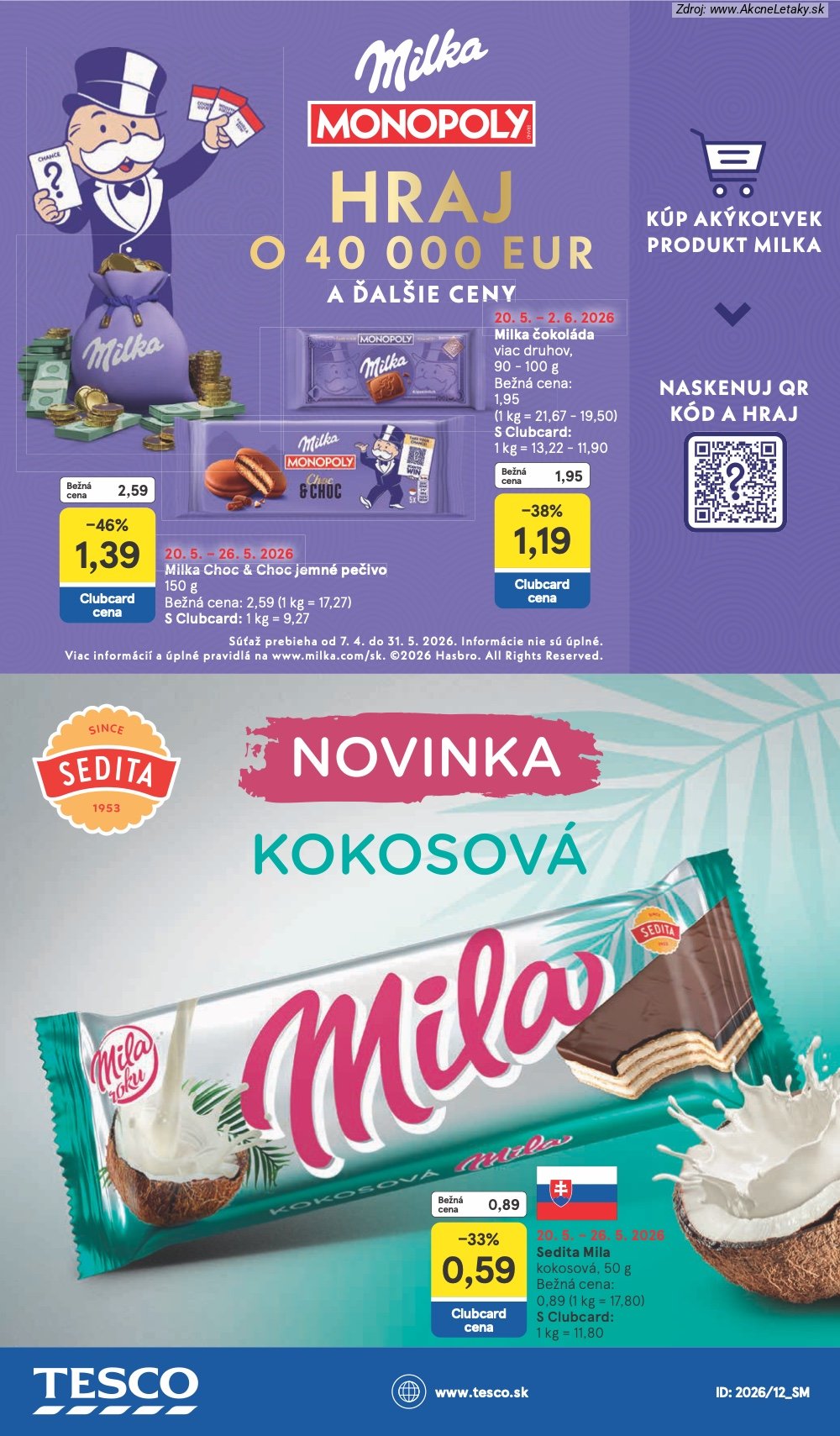Leták Tesco (20. 5. - 26. 5. 2026) - strana 31 z 31