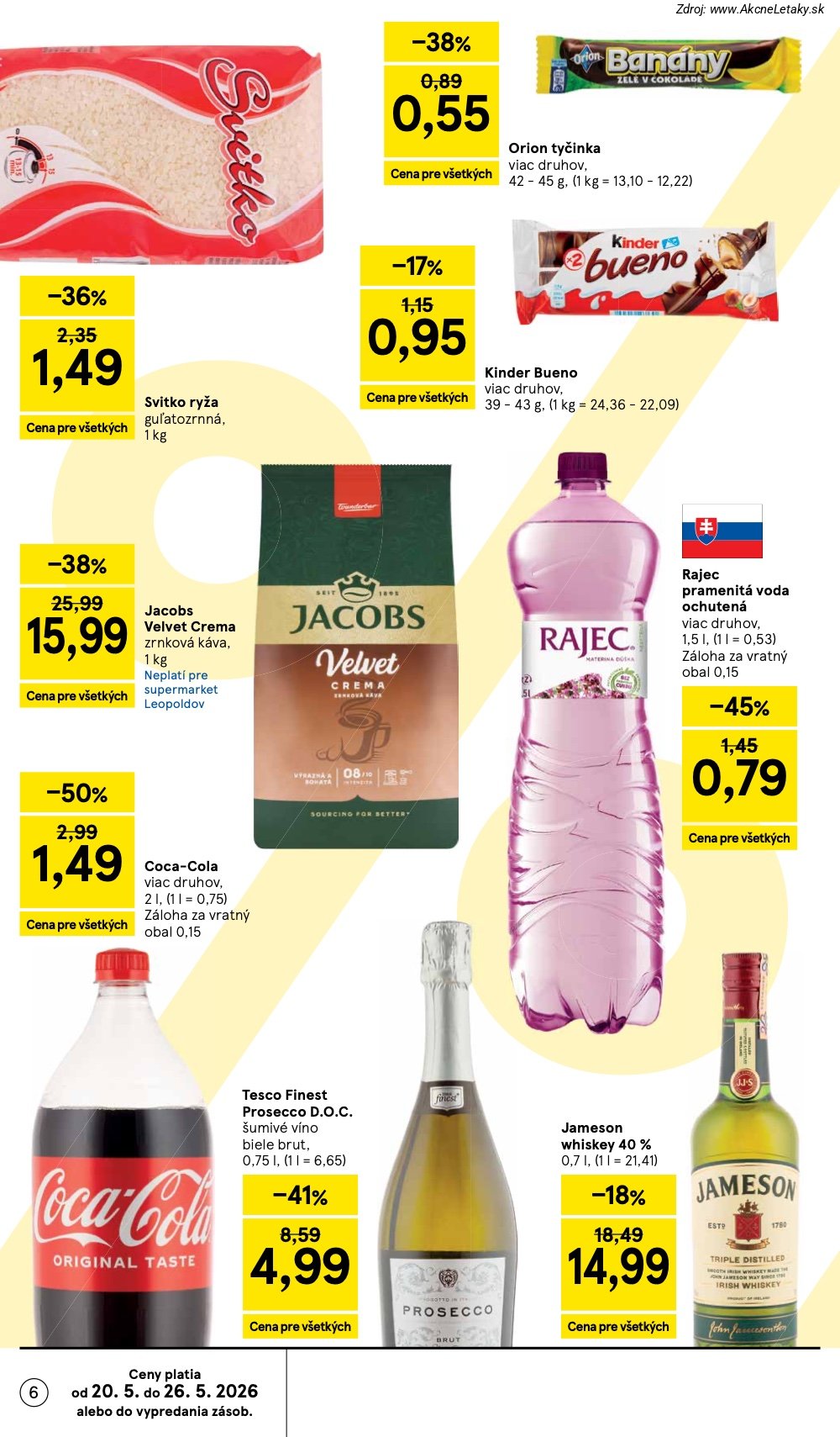 Leták Tesco (20. 5. - 26. 5. 2026) - strana 6 z 31