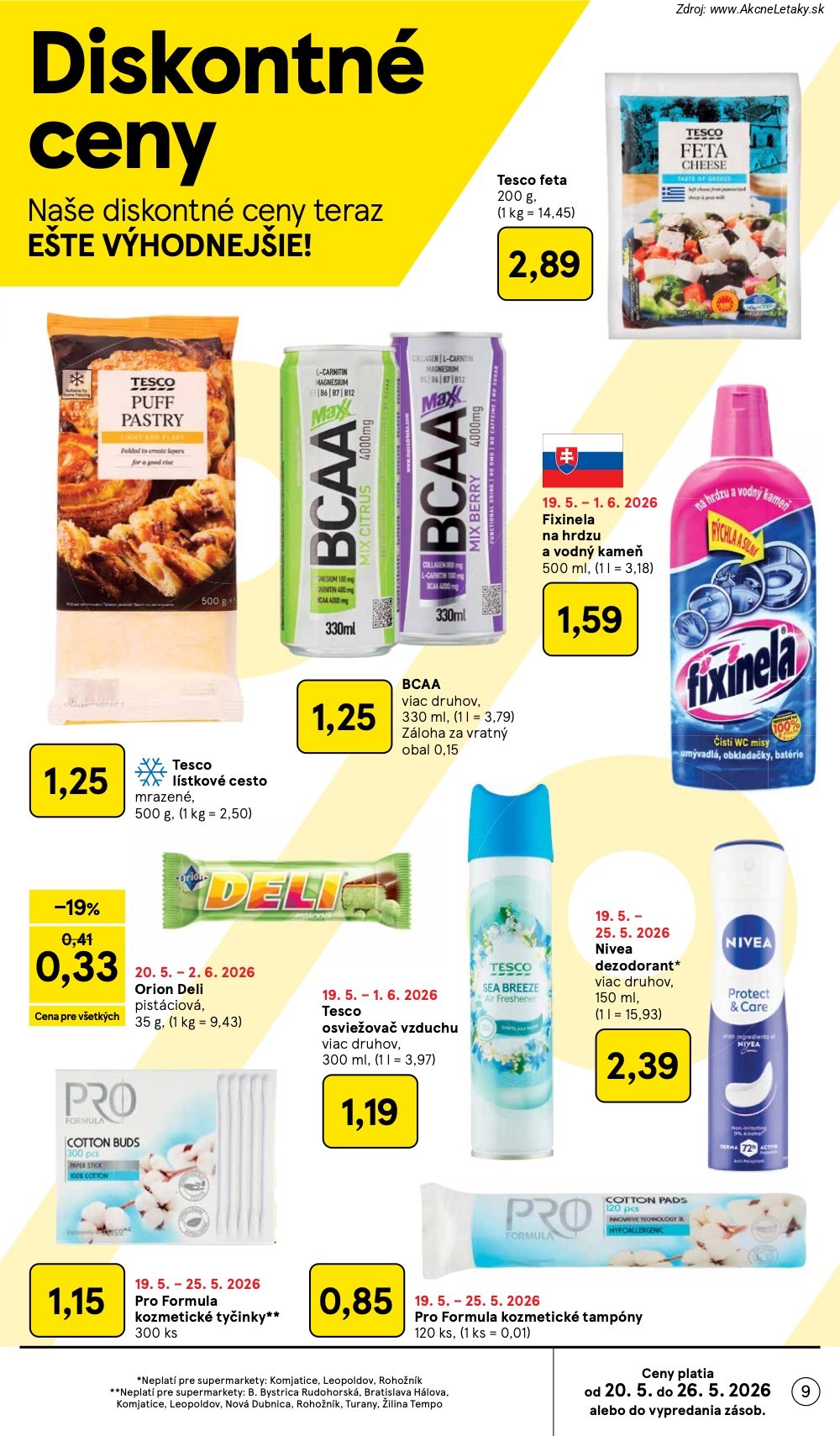 Leták Tesco (20. 5. - 26. 5. 2026) - strana 9 z 31