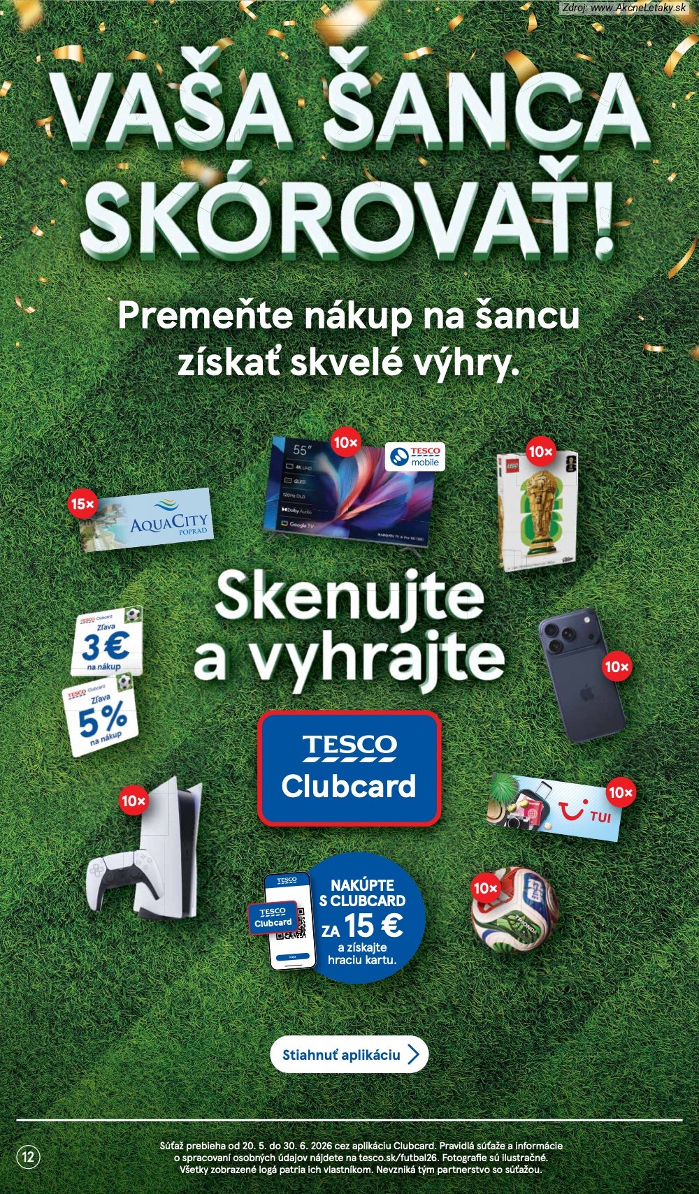 Leták Tesco (20. 5. - 26. 5. 2026) - strana 12 z 49