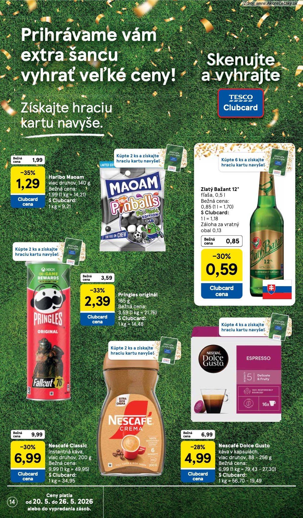 Leták Tesco (20. 5. - 26. 5. 2026) - strana 14 z 49