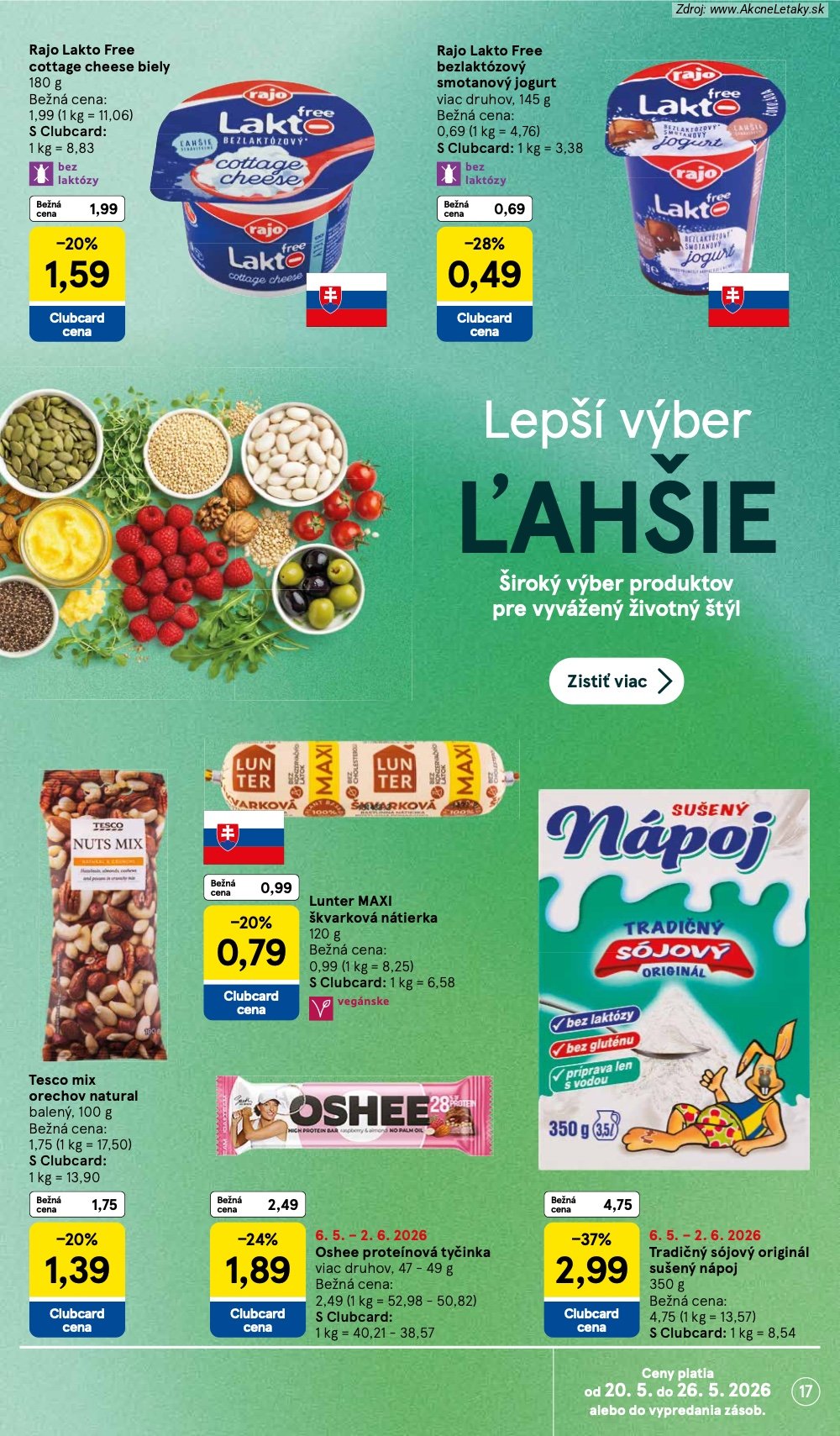 Leták Tesco (20. 5. - 26. 5. 2026) - strana 17 z 49