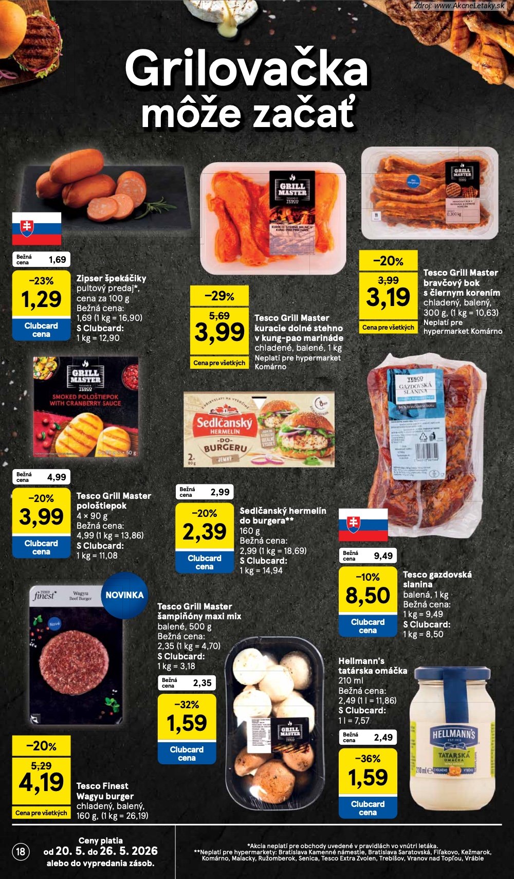Leták Tesco (20. 5. - 26. 5. 2026) - strana 18 z 49