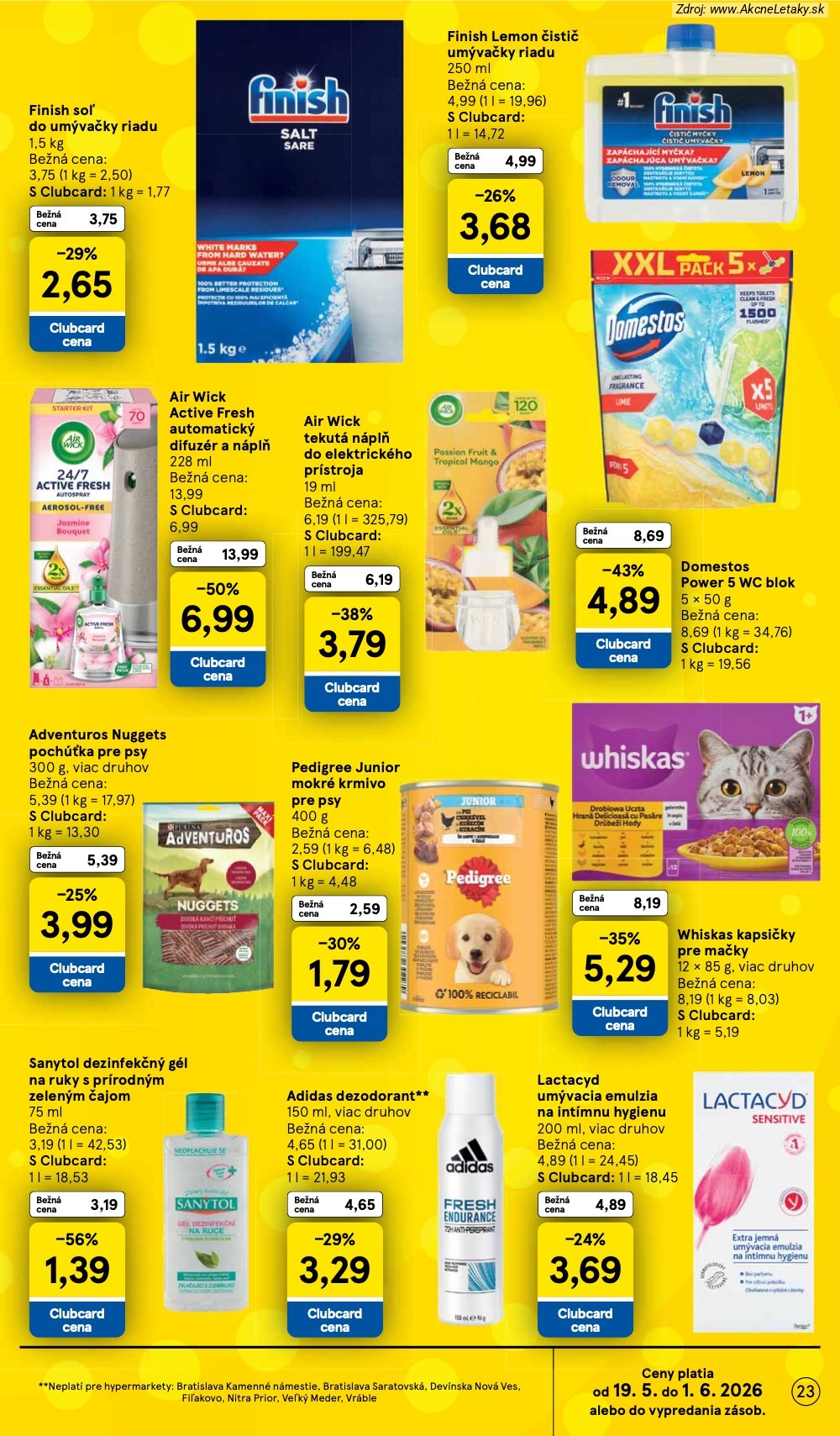 Leták Tesco (20. 5. - 26. 5. 2026) - strana 23 z 49