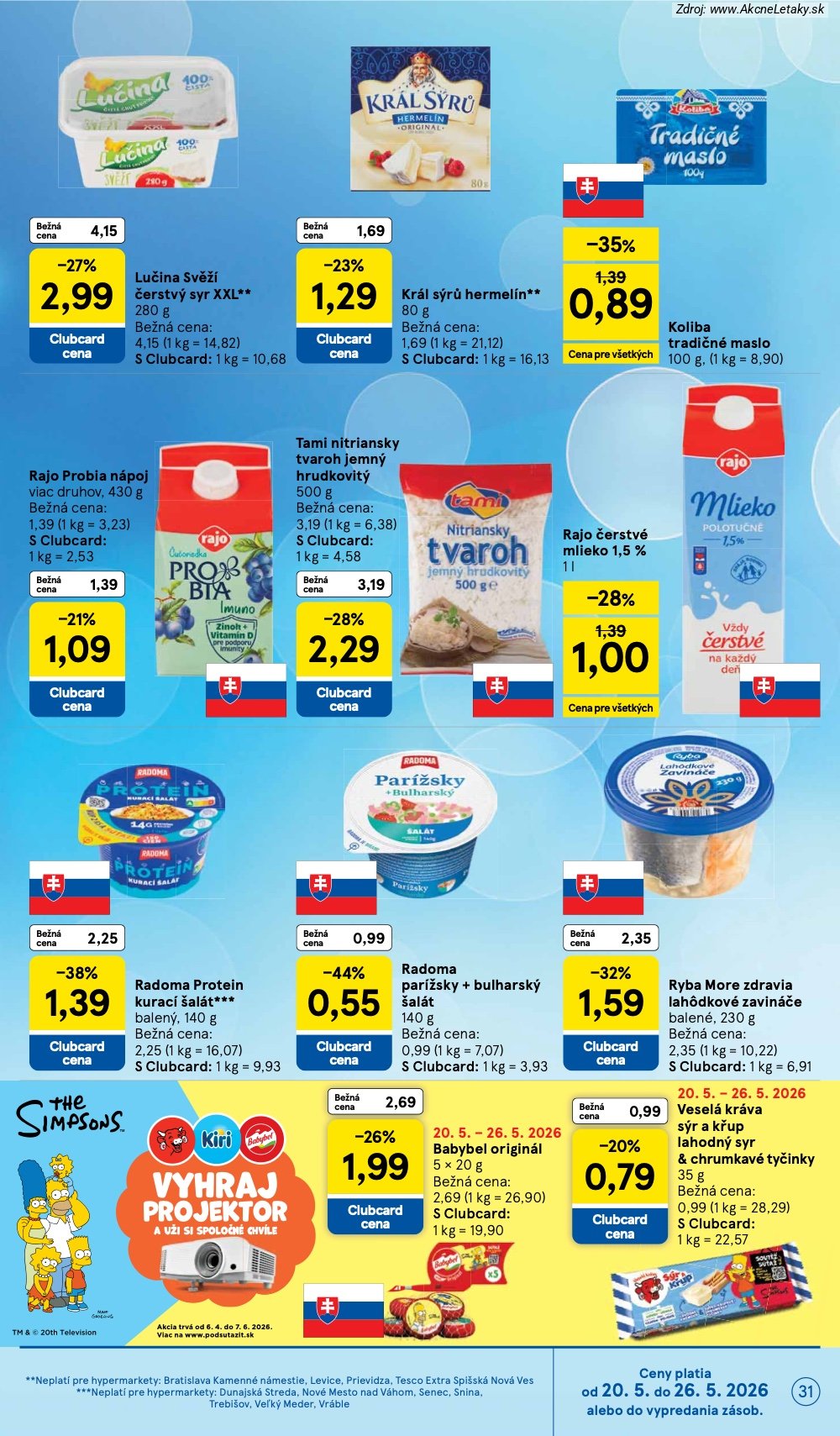 Leták Tesco (20. 5. - 26. 5. 2026) - strana 31 z 49