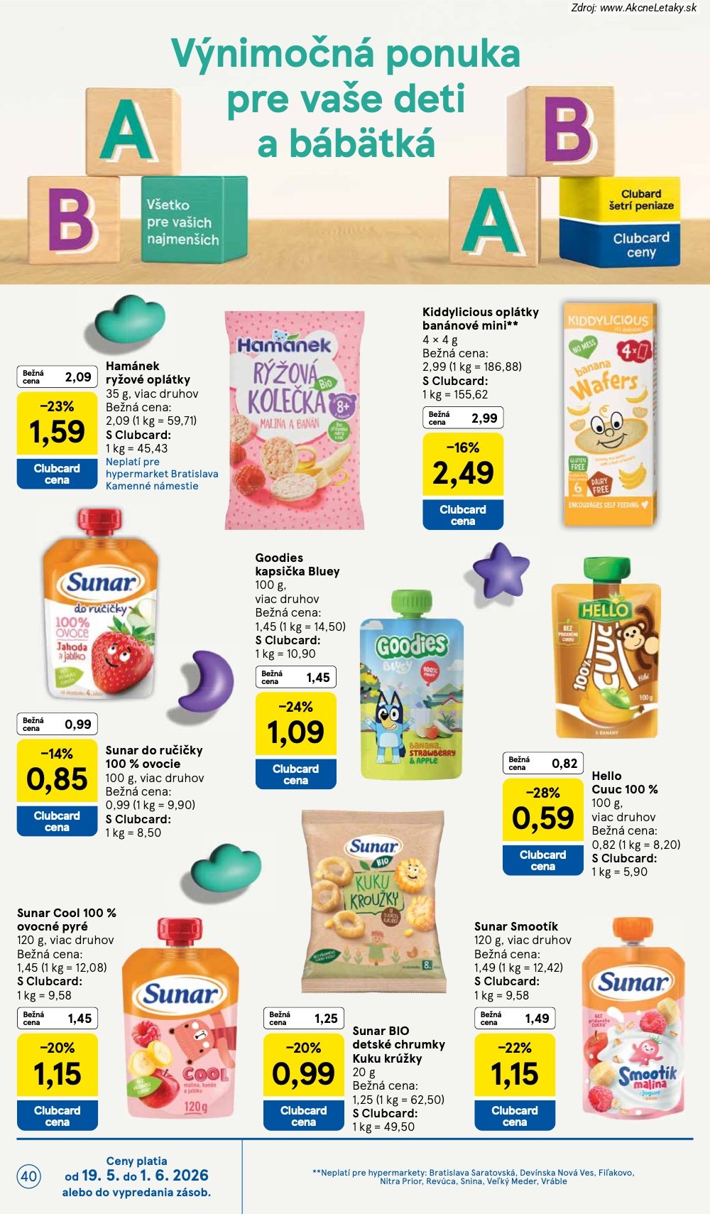 Leták Tesco (20. 5. - 26. 5. 2026) - strana 40 z 49