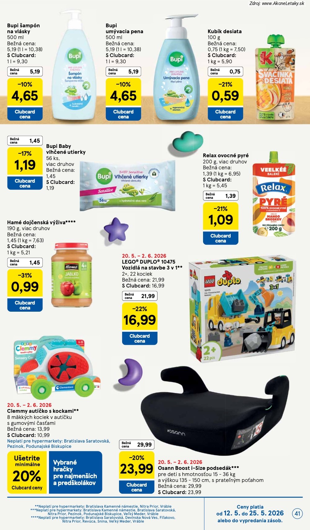 Leták Tesco (20. 5. - 26. 5. 2026) - strana 41 z 49