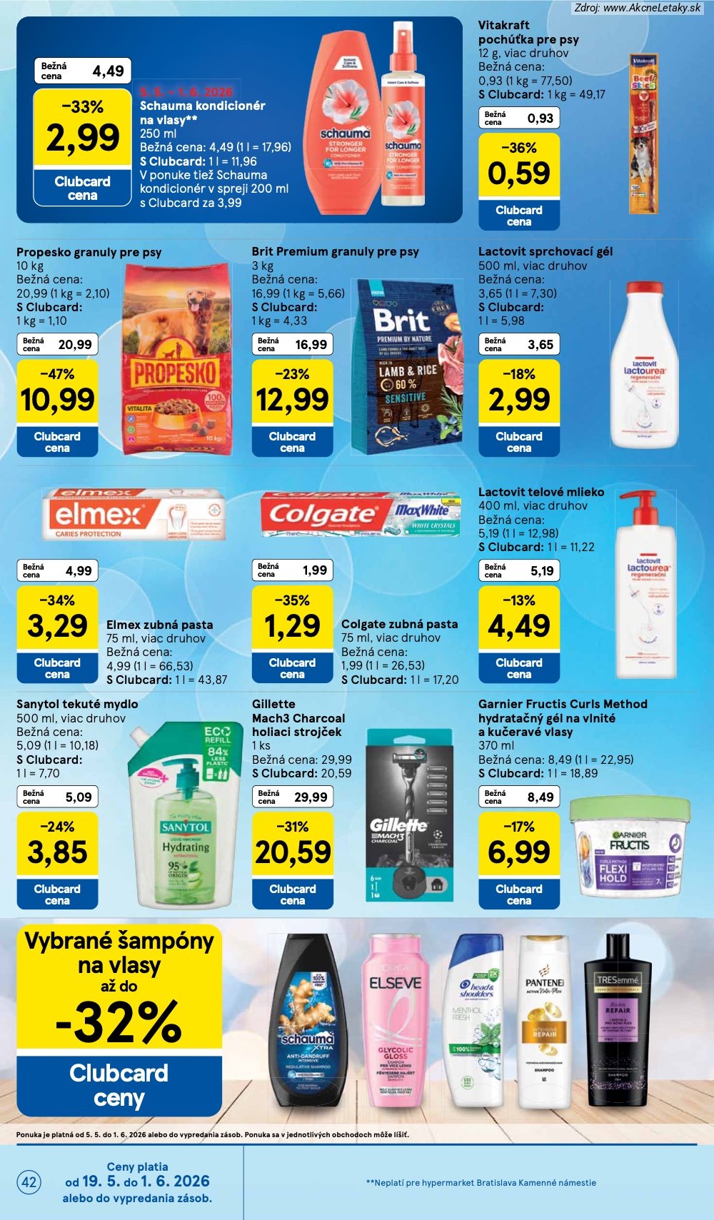 Leták Tesco (20. 5. - 26. 5. 2026) - strana 42 z 49