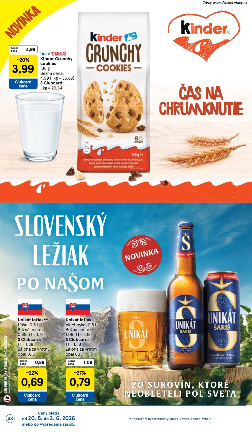Leták Tesco (20. 5. - 26. 5. 2026) - strana 48 z 49