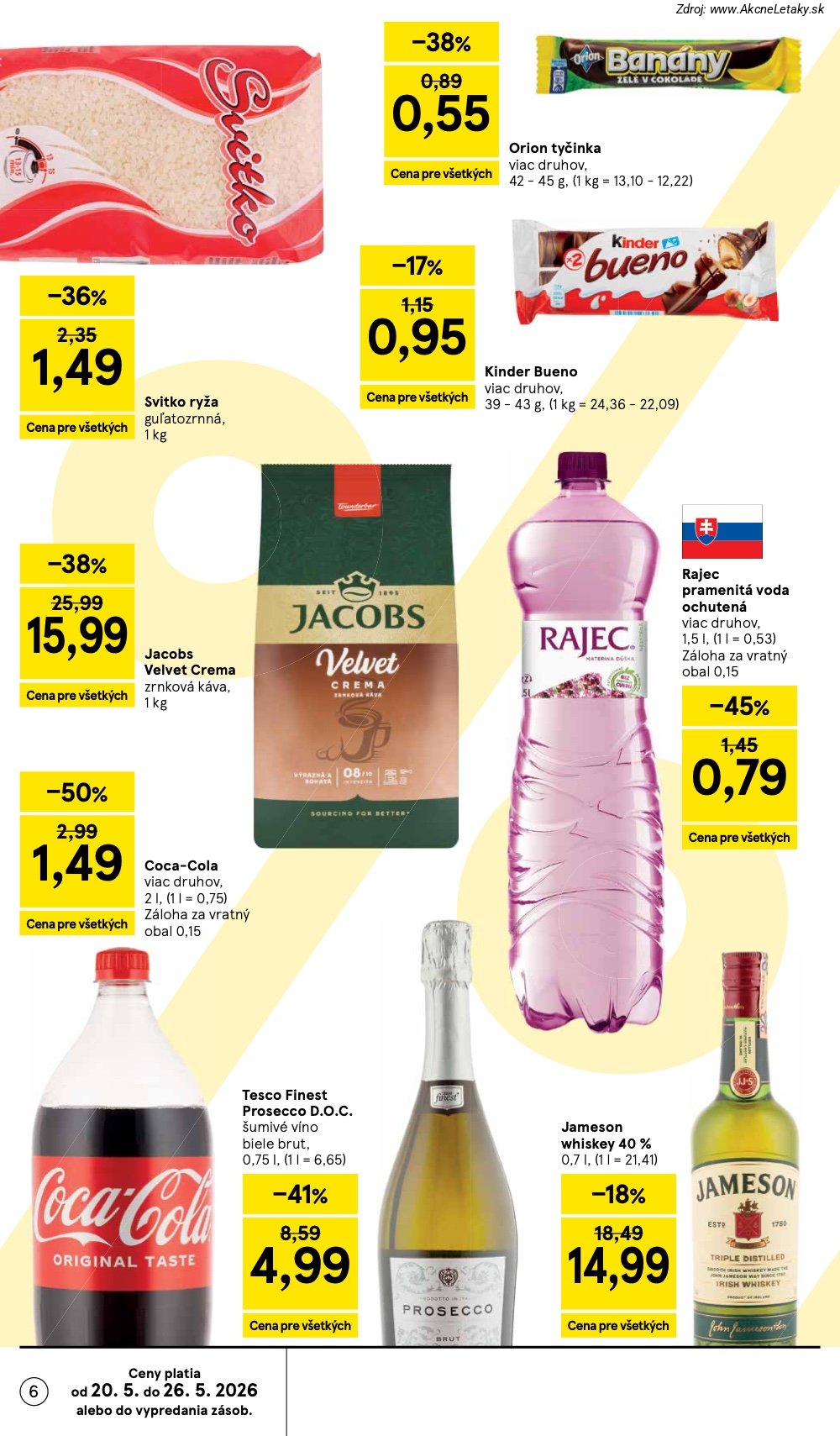 Leták Tesco (20. 5. - 26. 5. 2026) - strana 6 z 49