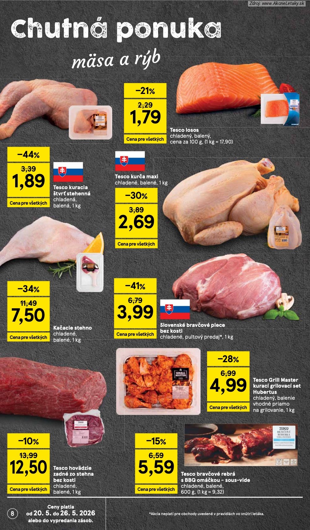 Leták Tesco (20. 5. - 26. 5. 2026) - strana 8 z 49