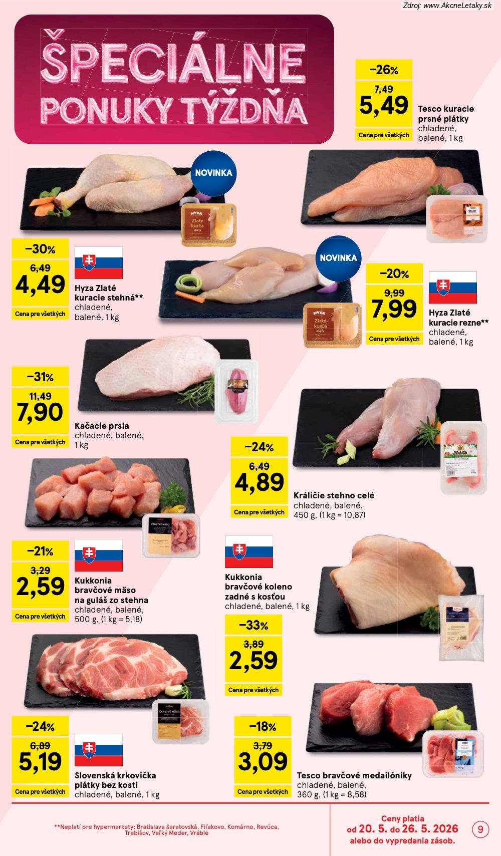 Leták Tesco (20. 5. - 26. 5. 2026) - strana 9 z 49