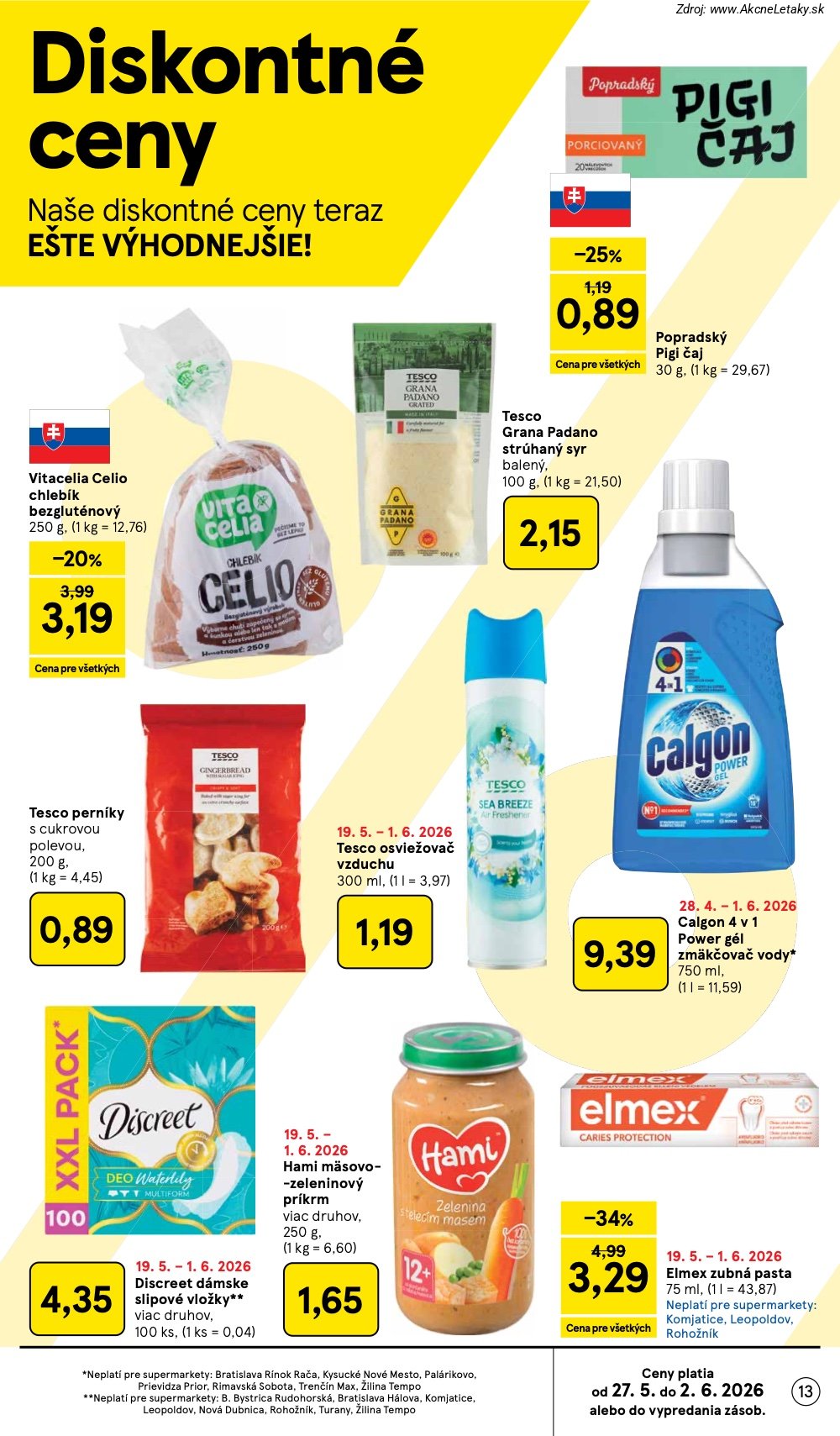 Leták Tesco (27. 5. - 2. 6. 2026) - strana 13 z 30