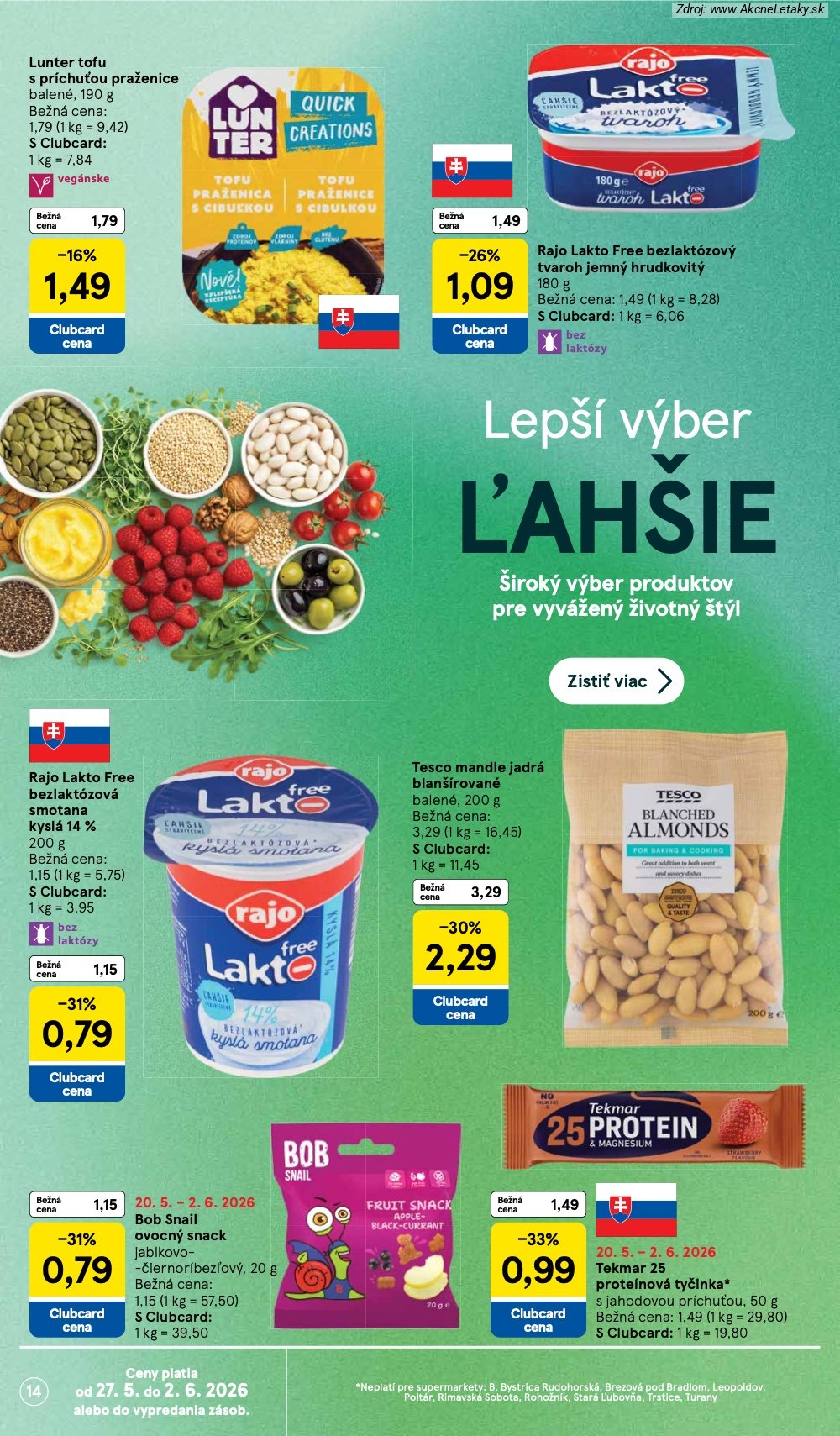 Leták Tesco (27. 5. - 2. 6. 2026) - strana 14 z 30