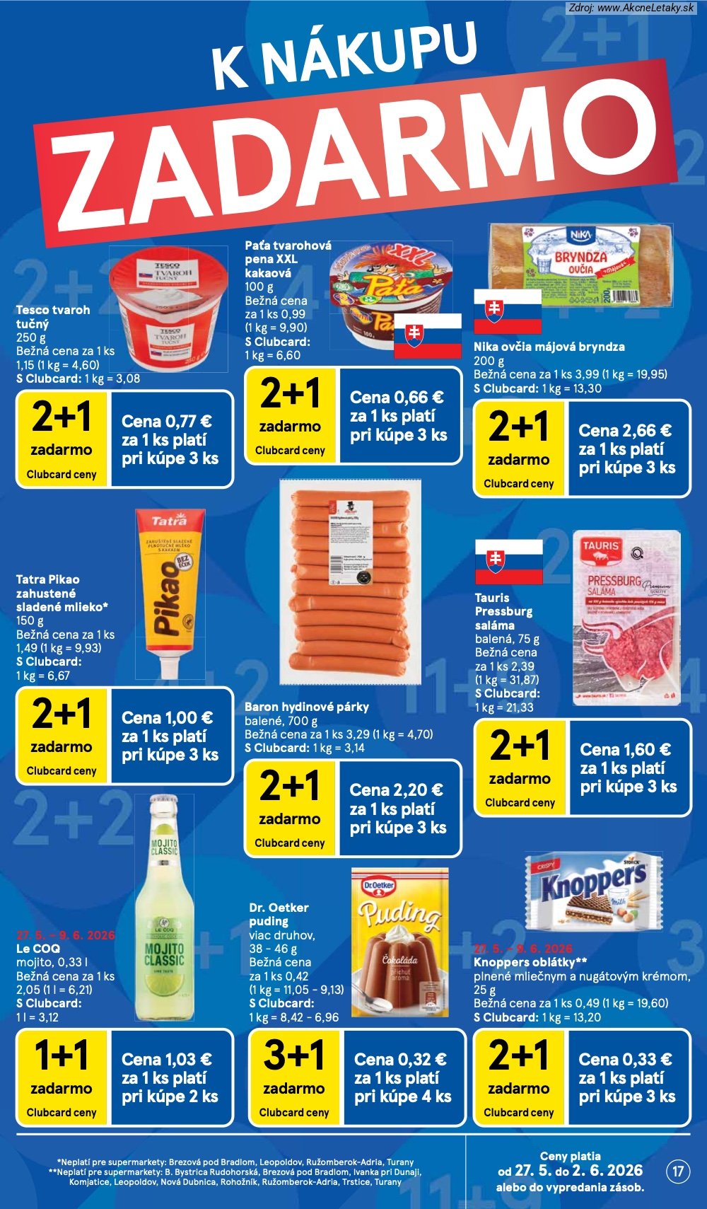 Leták Tesco (27. 5. - 2. 6. 2026) - strana 17 z 30