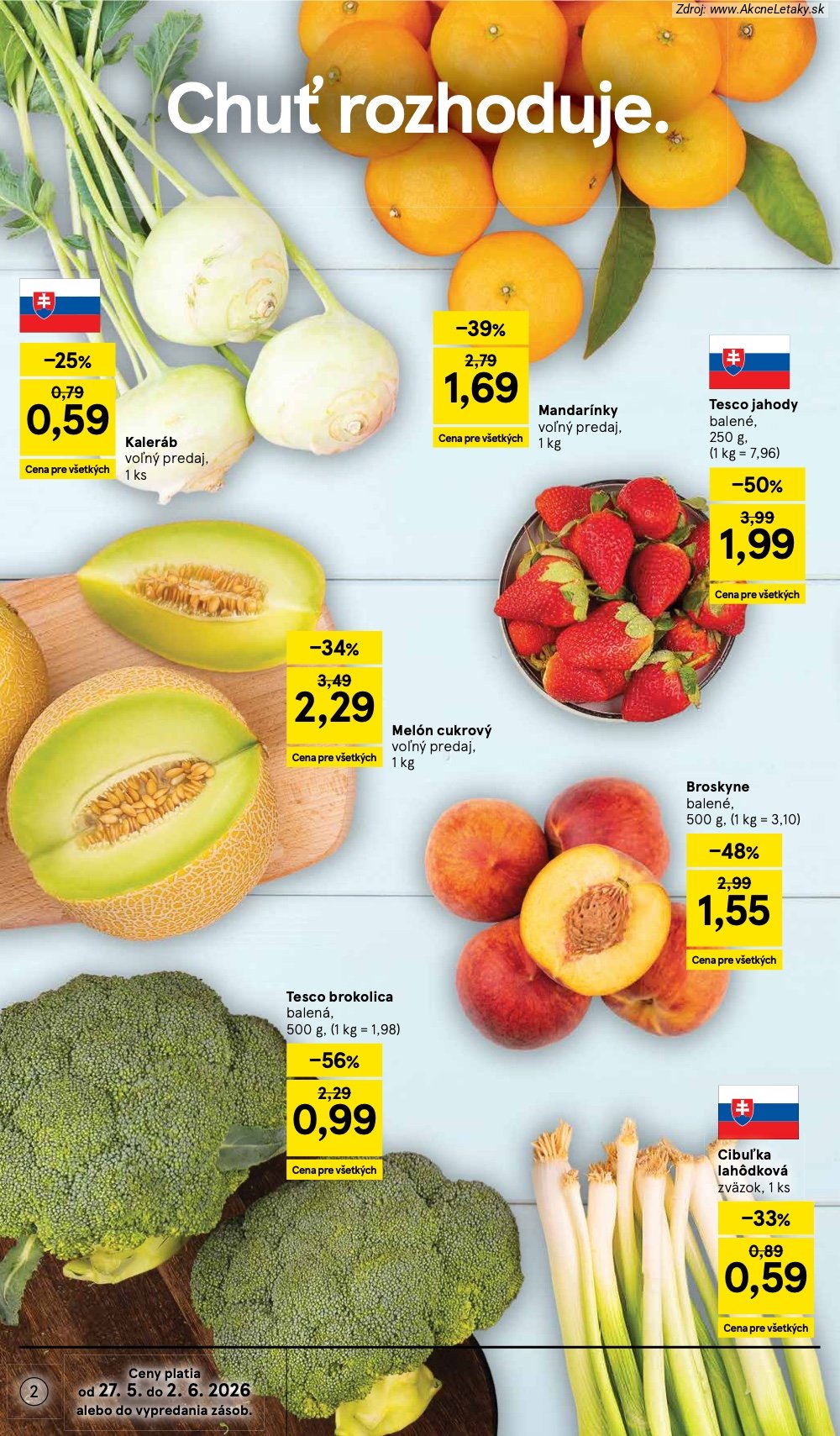 Leták Tesco (27. 5. - 2. 6. 2026) - strana 2 z 30