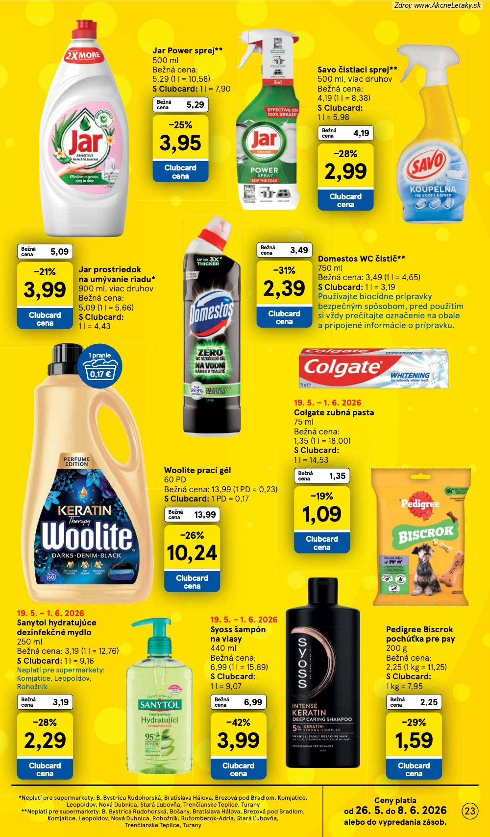 Leták Tesco (27. 5. - 2. 6. 2026) - strana 23 z 30