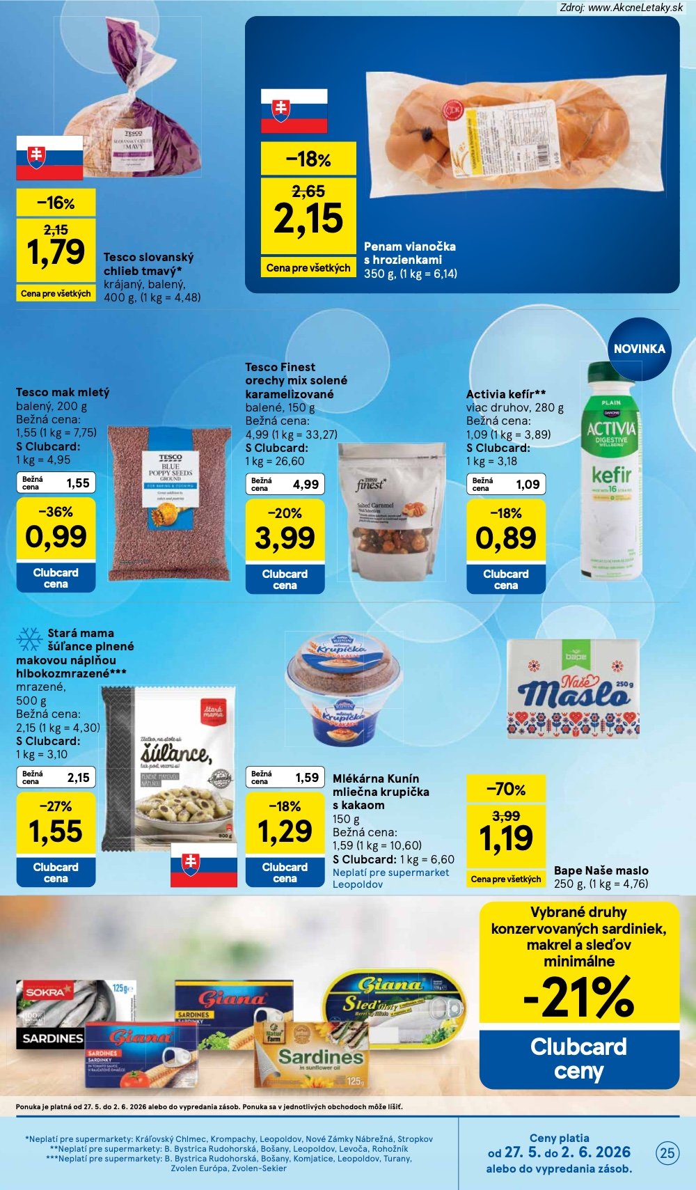 Leták Tesco (27. 5. - 2. 6. 2026) - strana 25 z 30