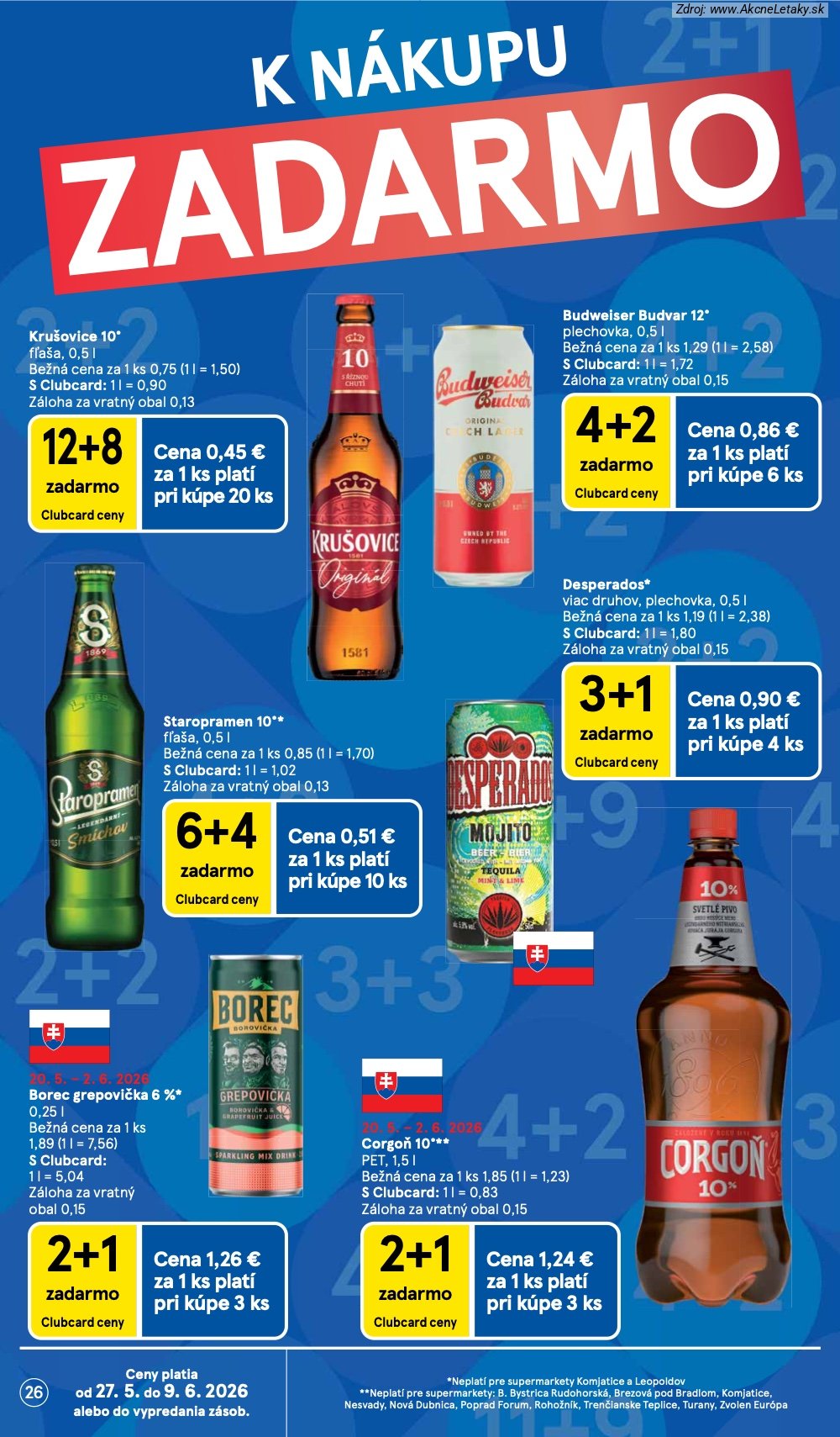 Leták Tesco (27. 5. - 2. 6. 2026) - strana 26 z 30