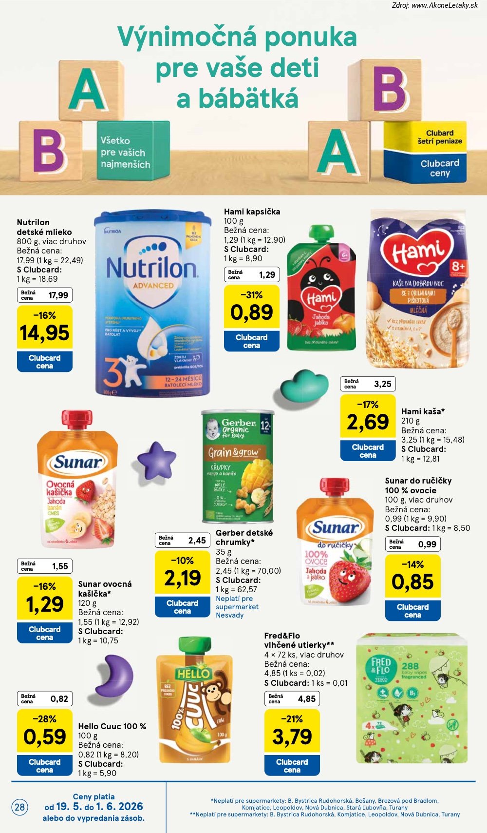 Leták Tesco (27. 5. - 2. 6. 2026) - strana 28 z 30